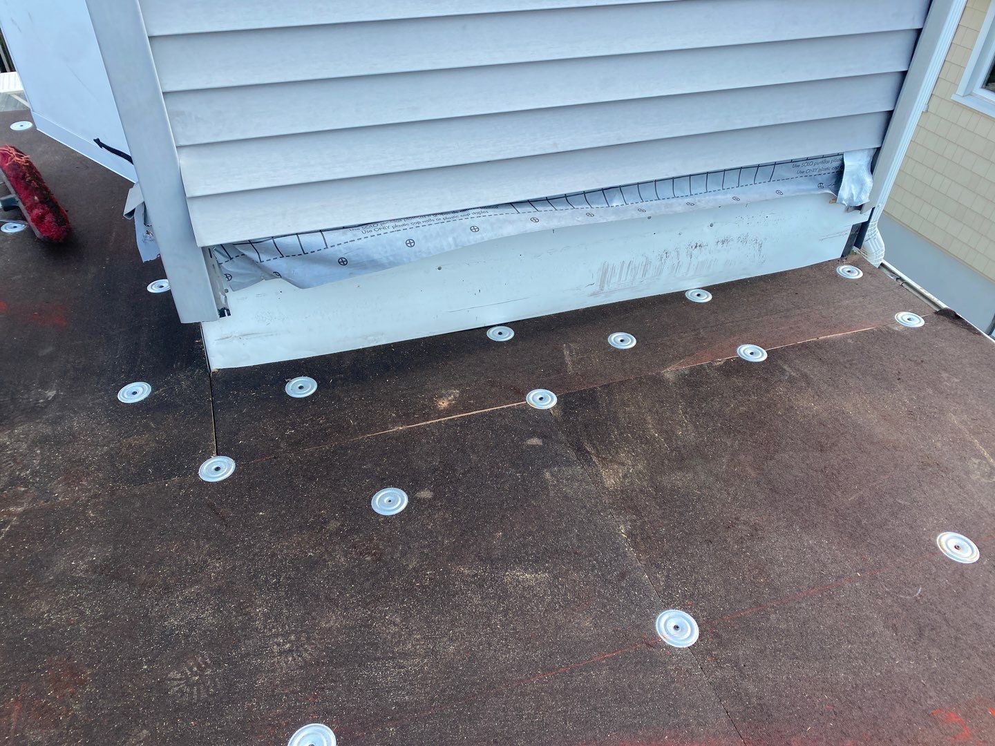 Deck Installation using trex over epdm roof by A Plus Exterior