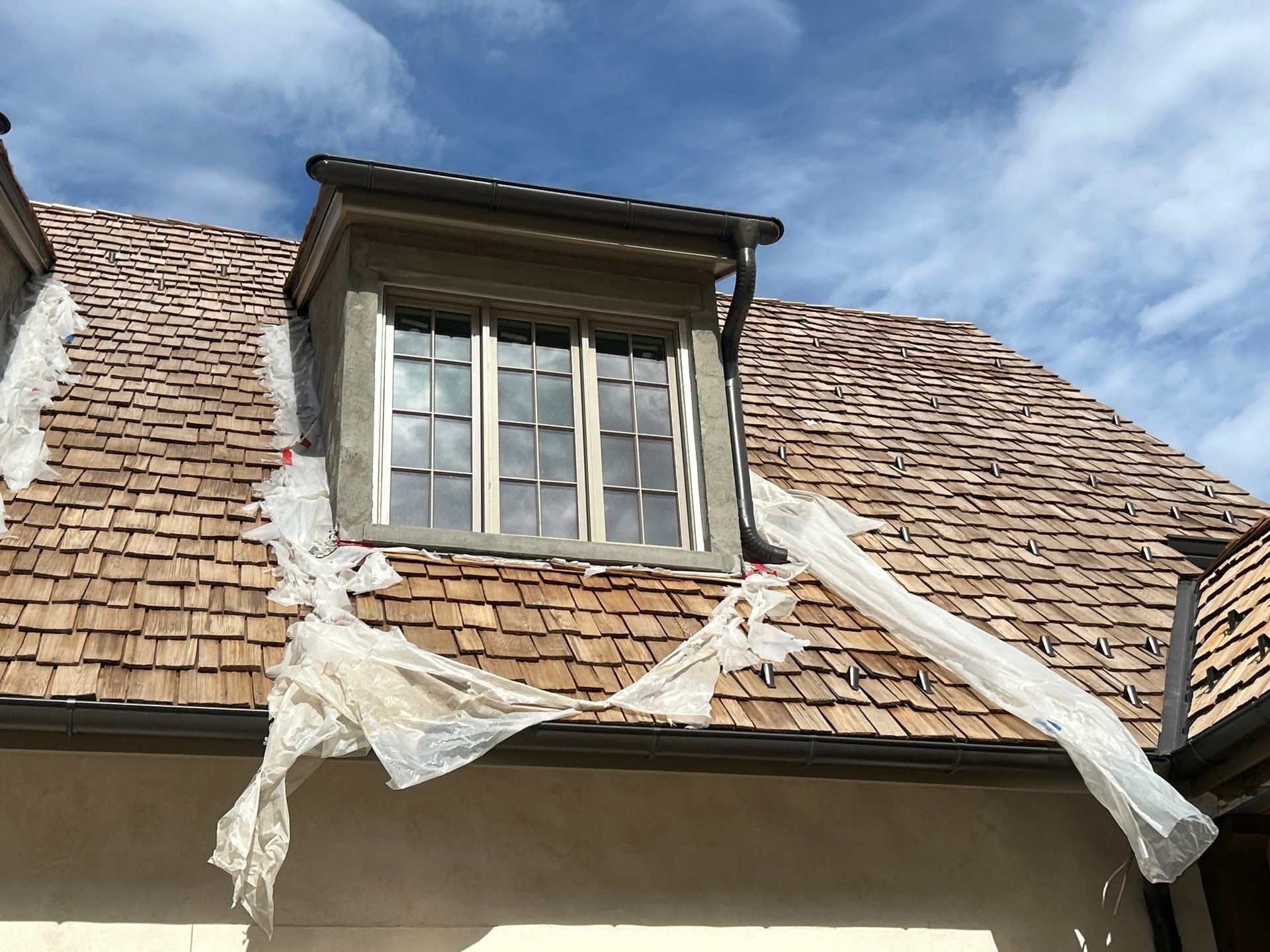 Project in Mapleton by Master Rain Gutters.