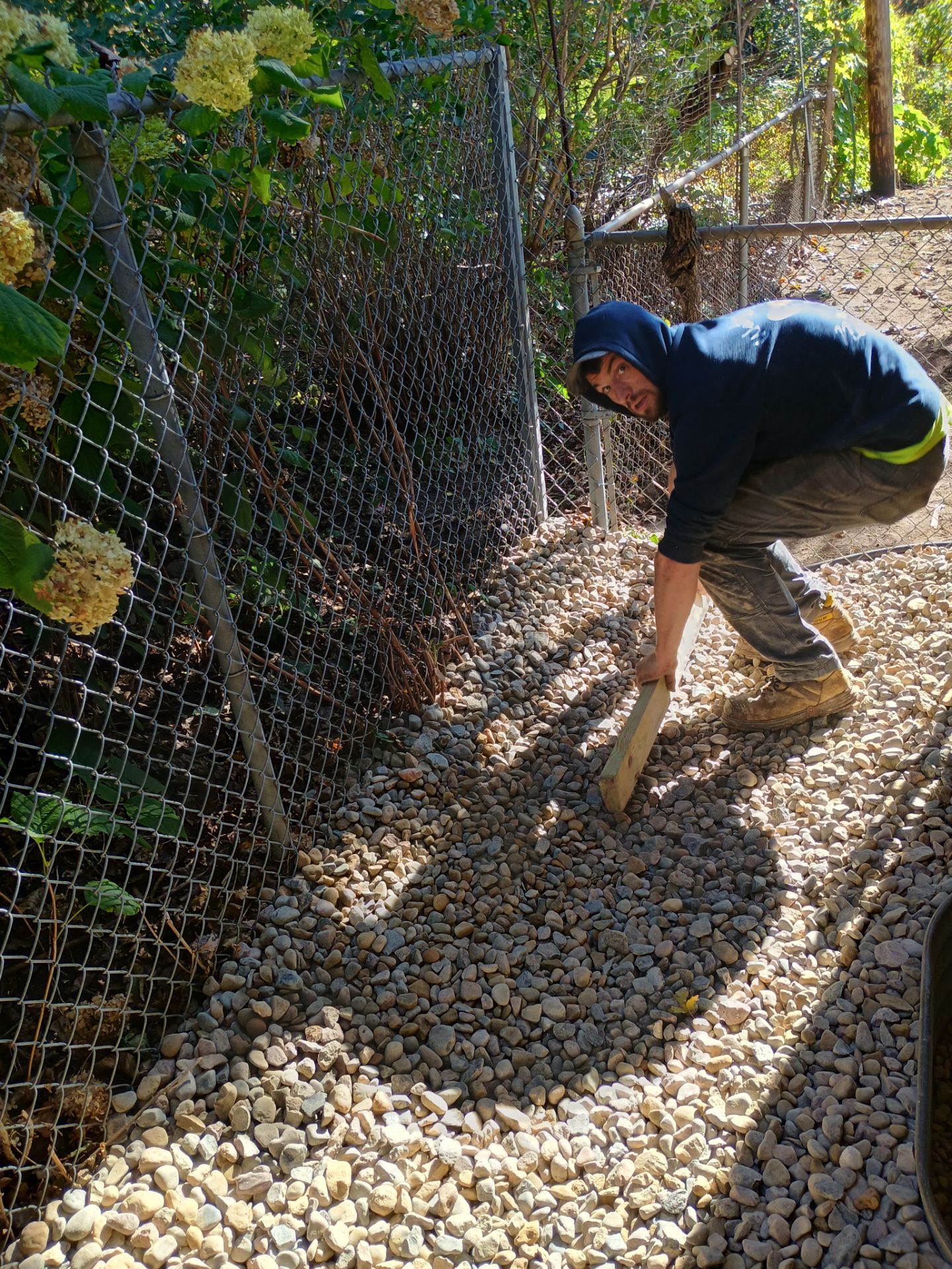 A French Drain for Jeniffer by Waterproofing Northeast