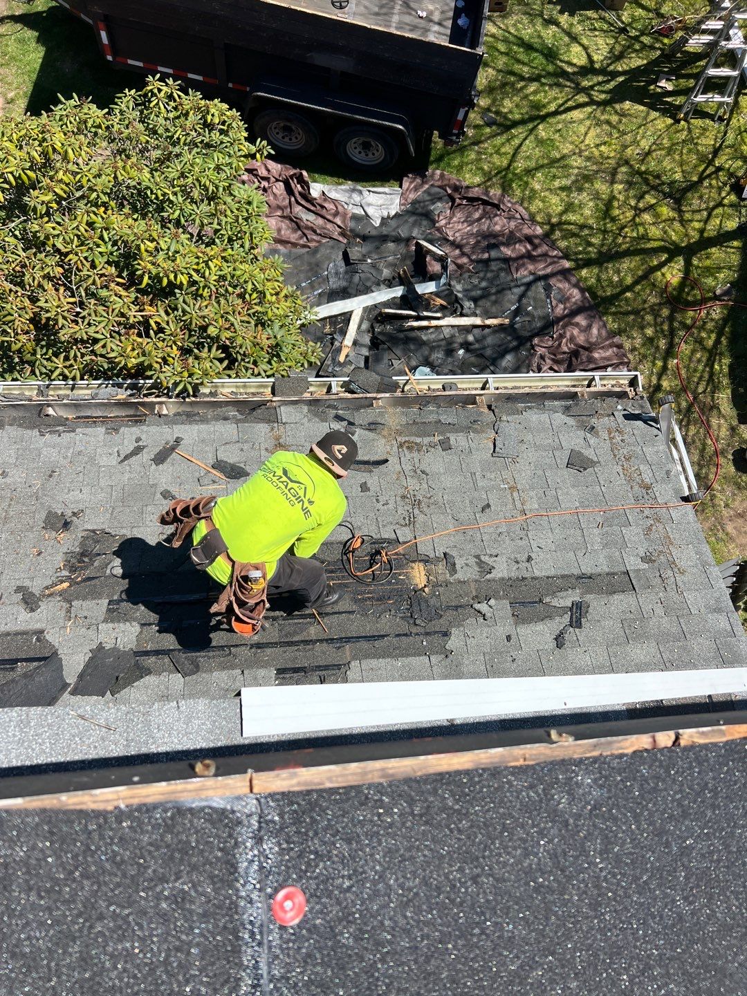 Charcoal Shingles by Reimagine Roofing