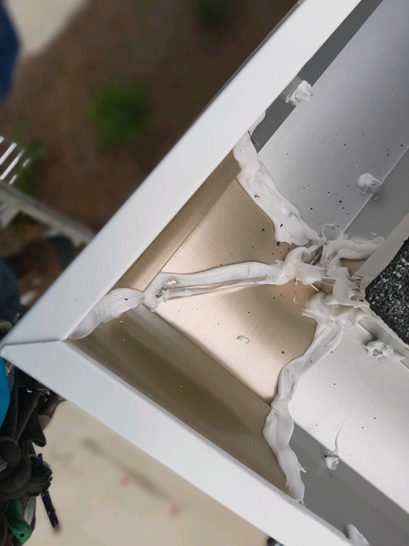 Seamless Gutter Installation using White K-Style Gutters by Gutter Professors