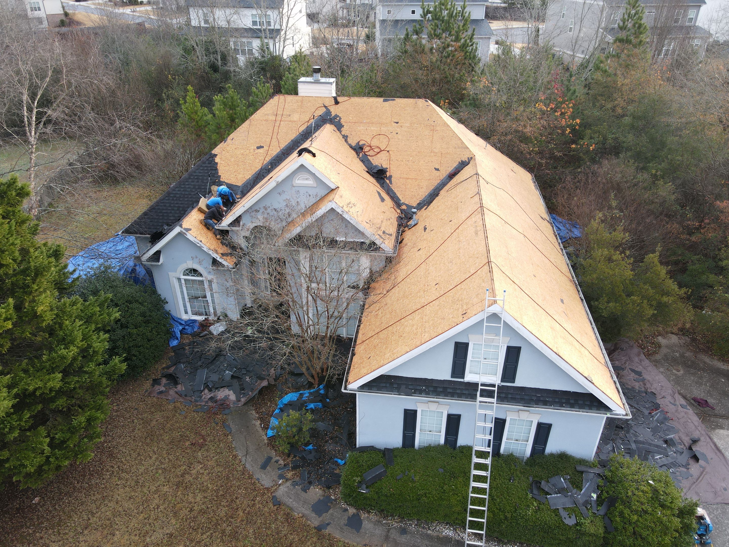 Residential Roofing Installation using Owens Corning by Inspector Roofing and Restoration