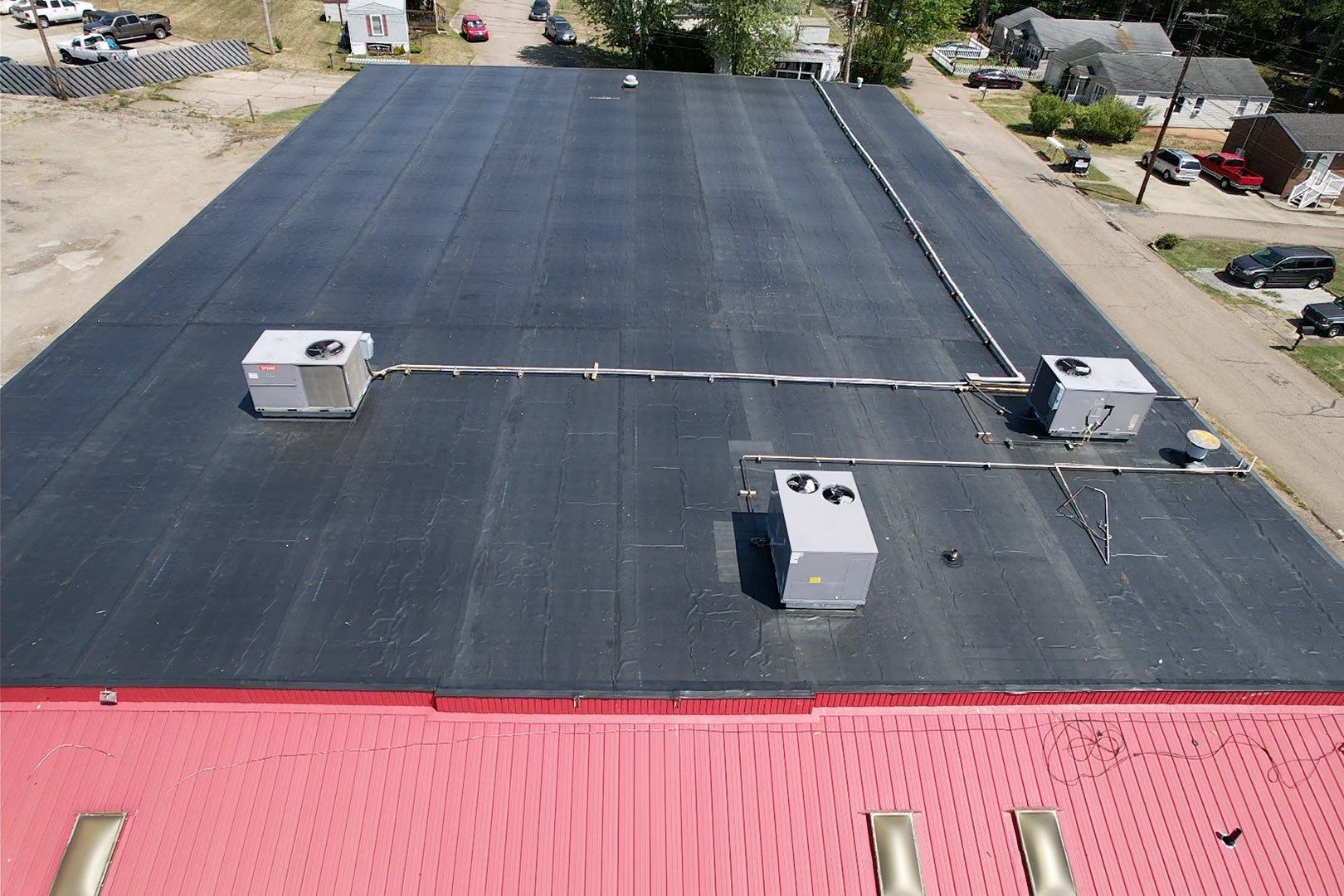 Commercial Roofing Installation using EPDM  by Rainstoppers Roofing