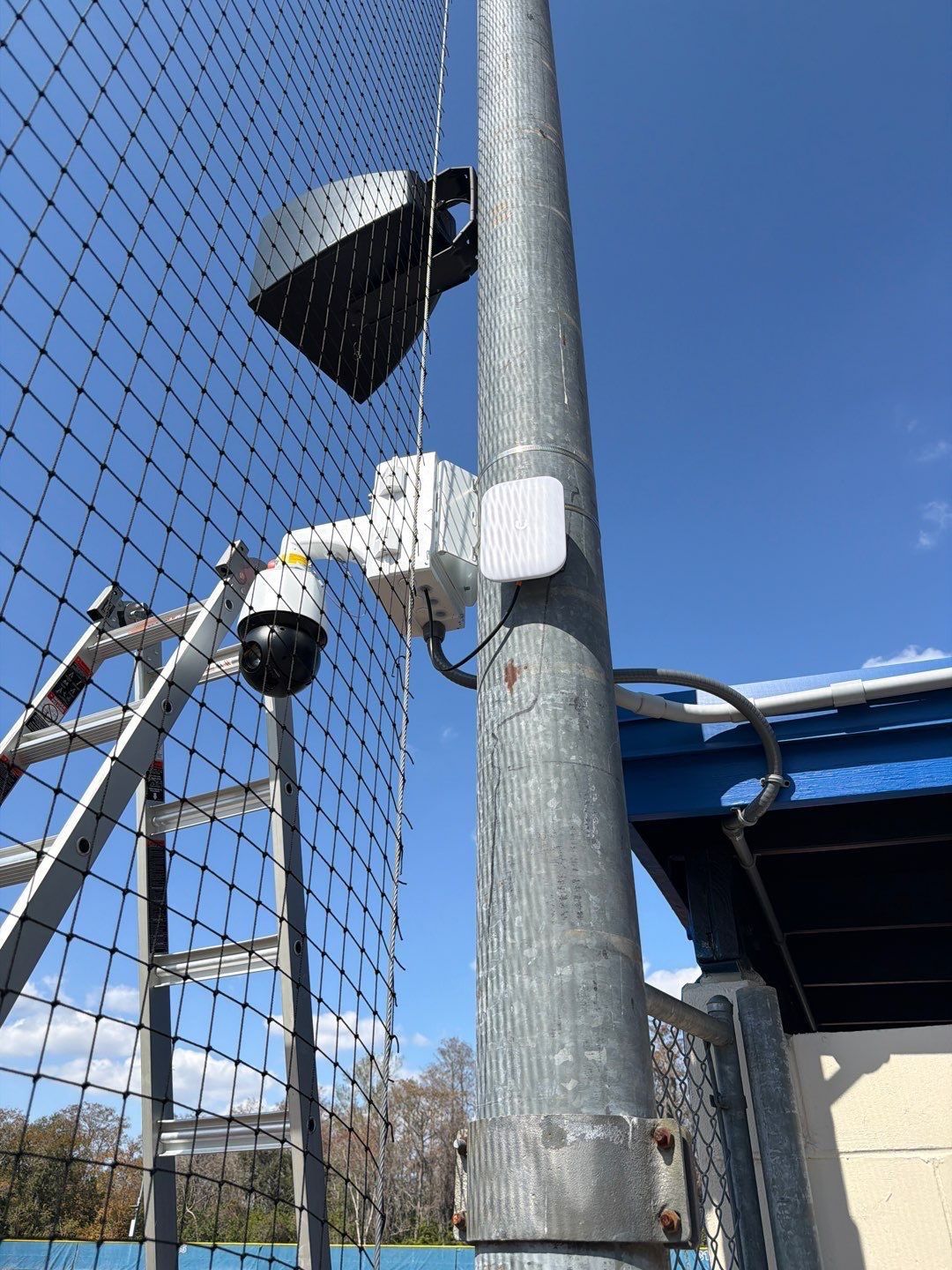 First Academy Baseball Field – AWRE Player Analytics Camera System Installation – Orlando, FL by TeleCommPro