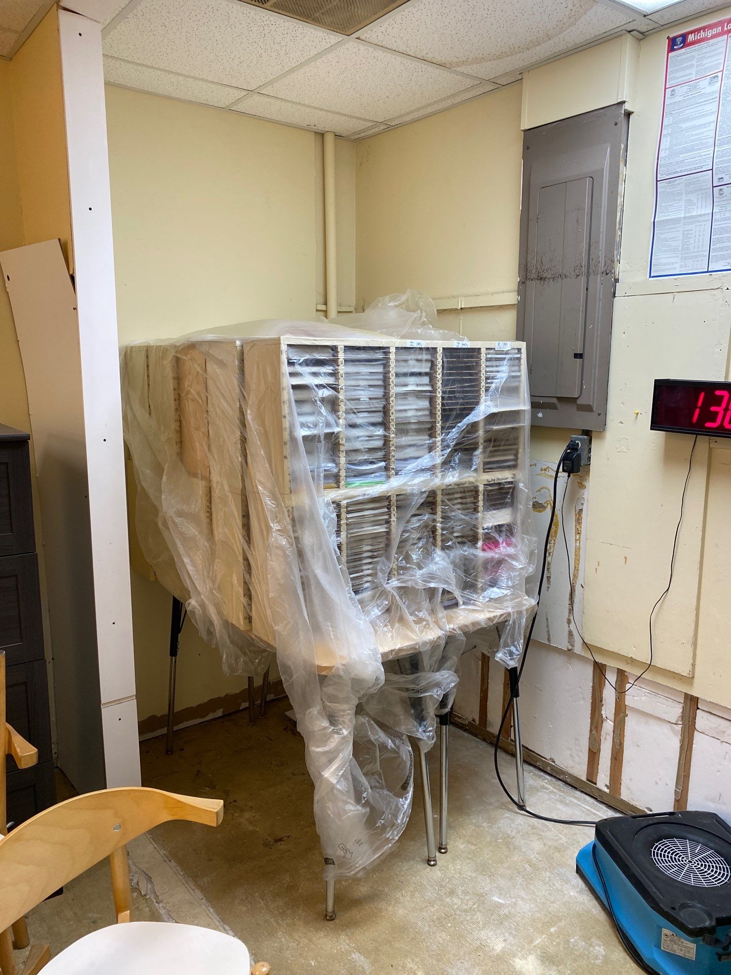 Project in Commerce Twp by EzDry Water Mitigation & Property Restoration