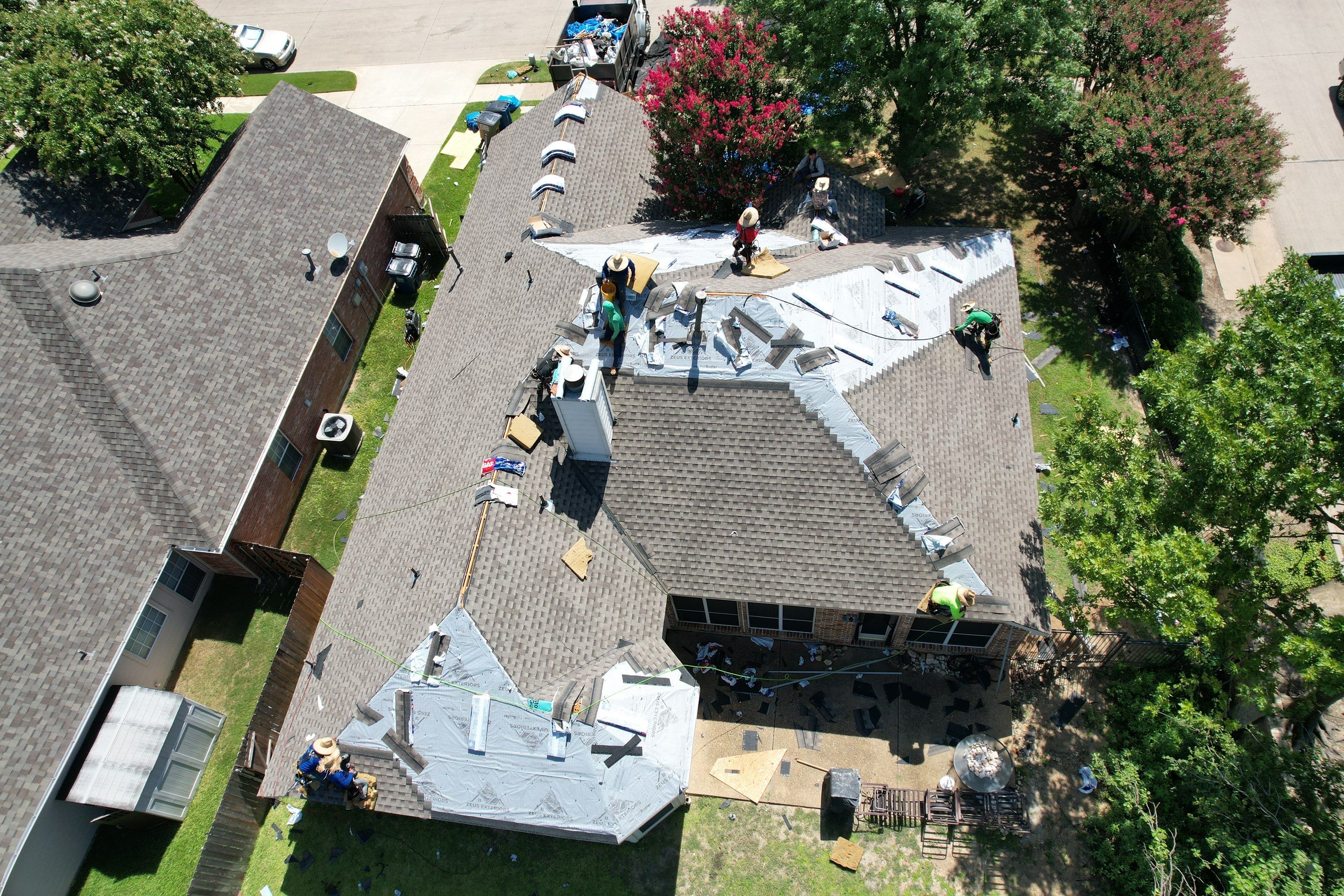 Project in Sachse  by Zeus Exteriors