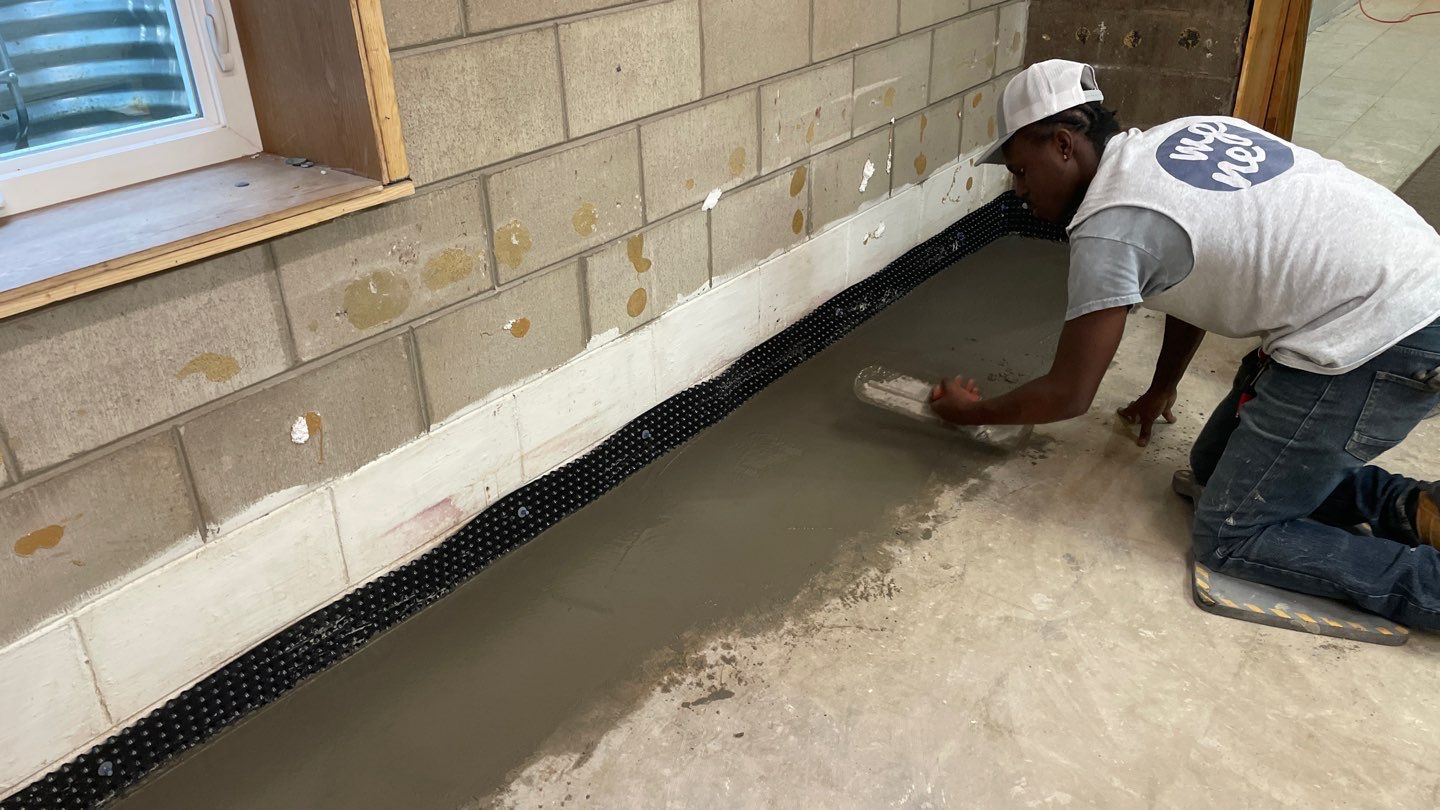 Interior Drain Tile & Sump System in St. Paul, MN by Waterproofing Northeast