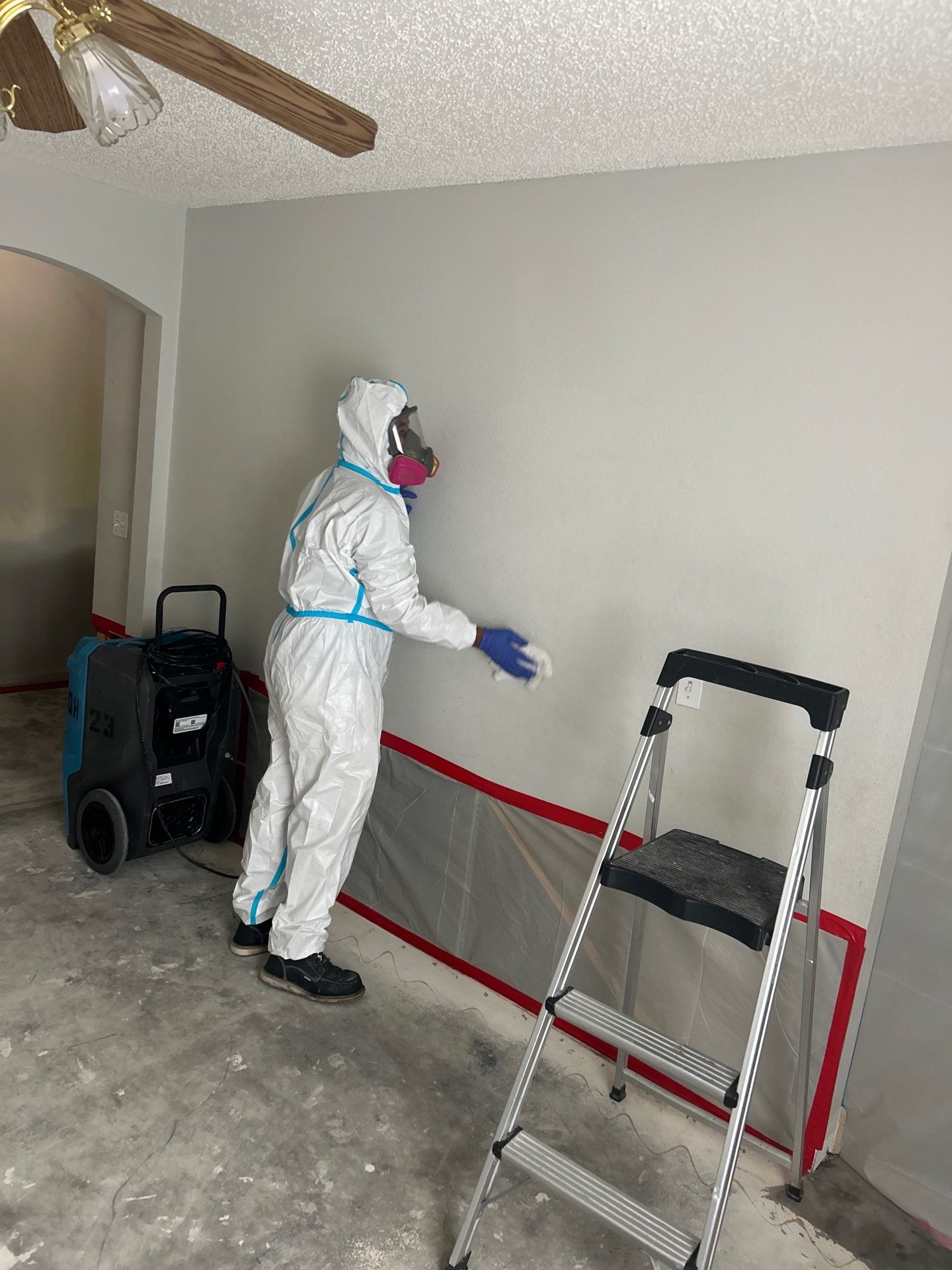 Stansell - water and mold photos  by THE RAPID TEAM