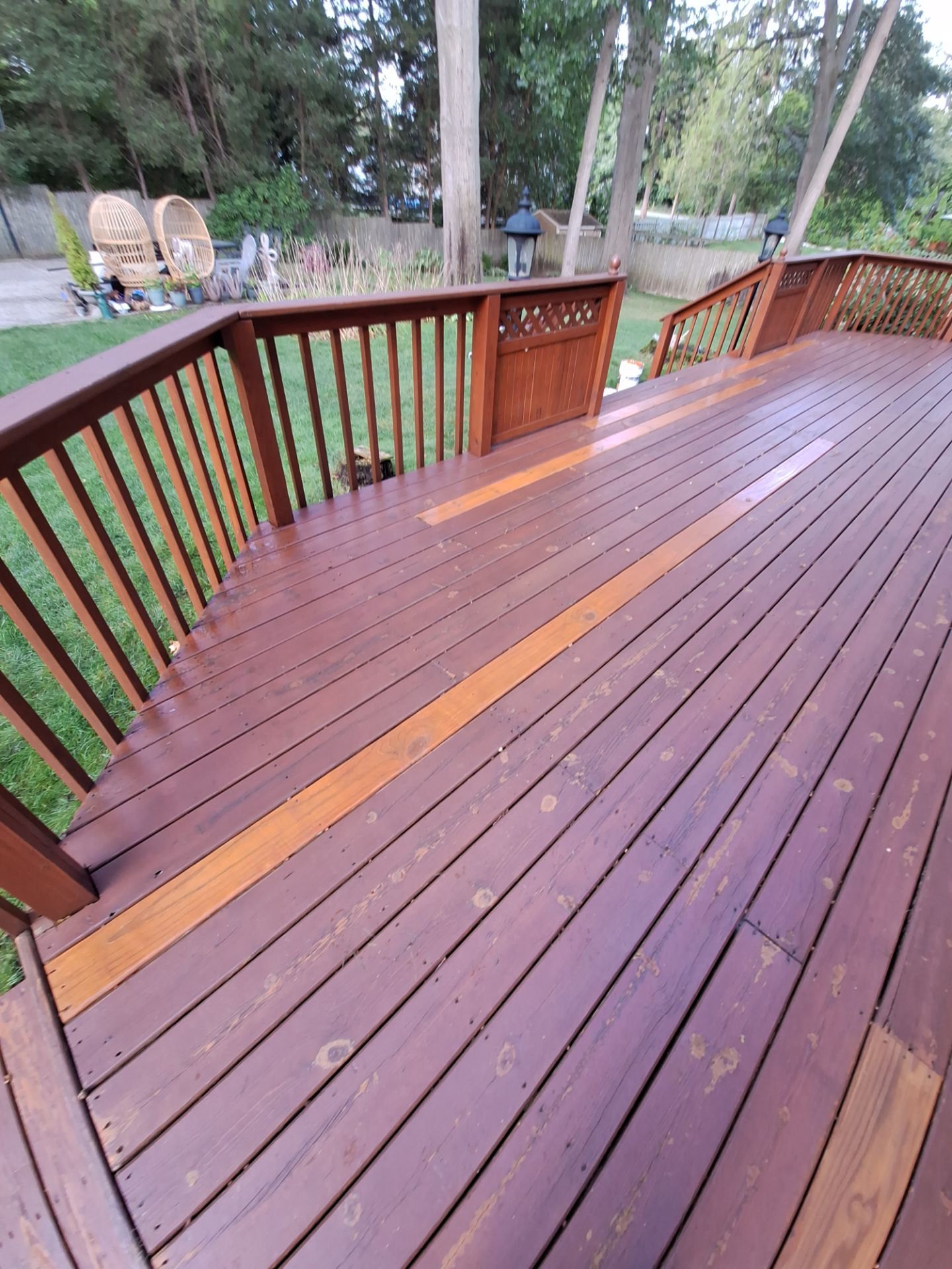 Interior Renovation and Multi-Level Deck Staining in Norton Shores by Gordon Painting