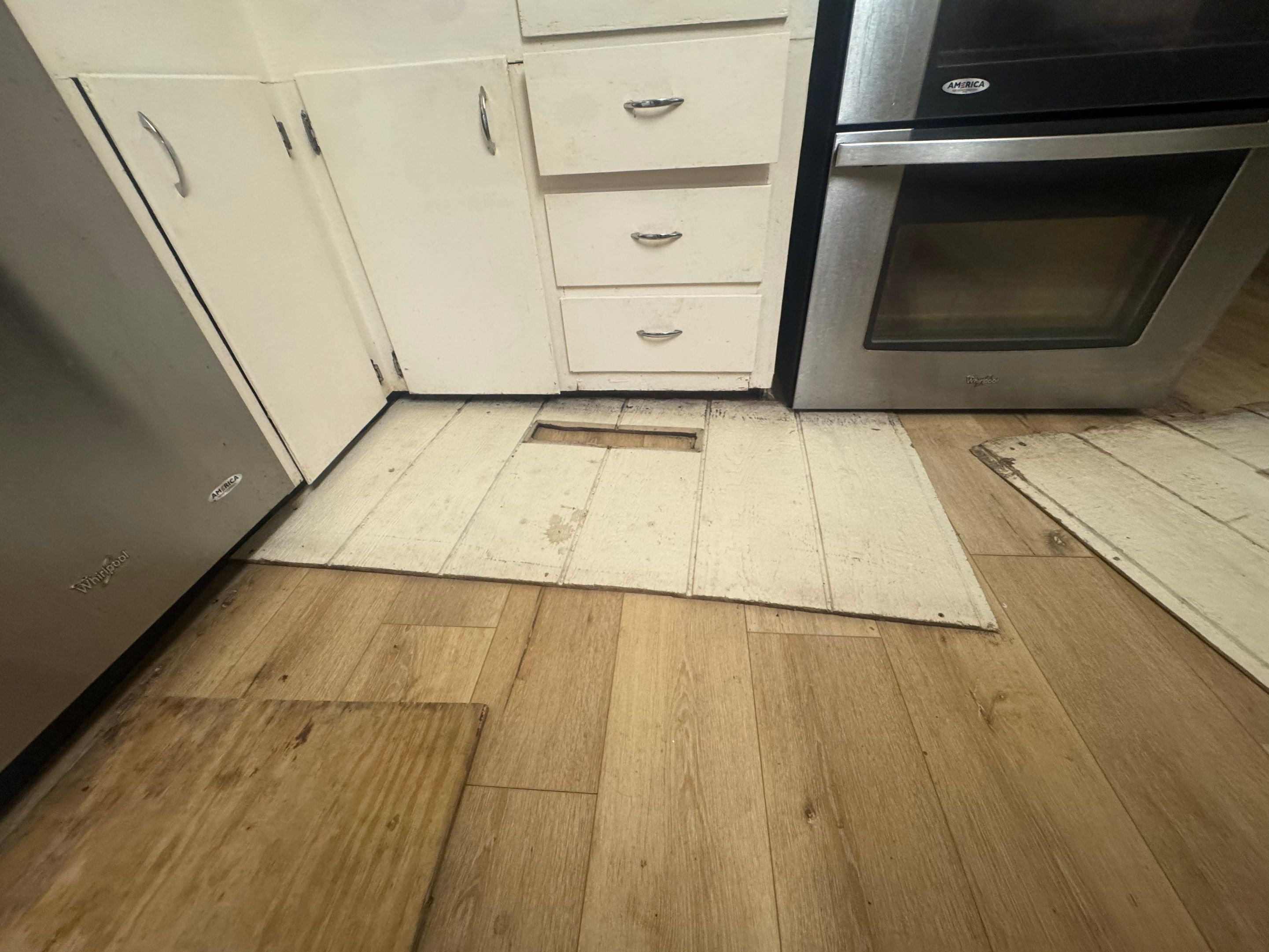 Water dry rotted flooring by Harden Enterprise Services LLC