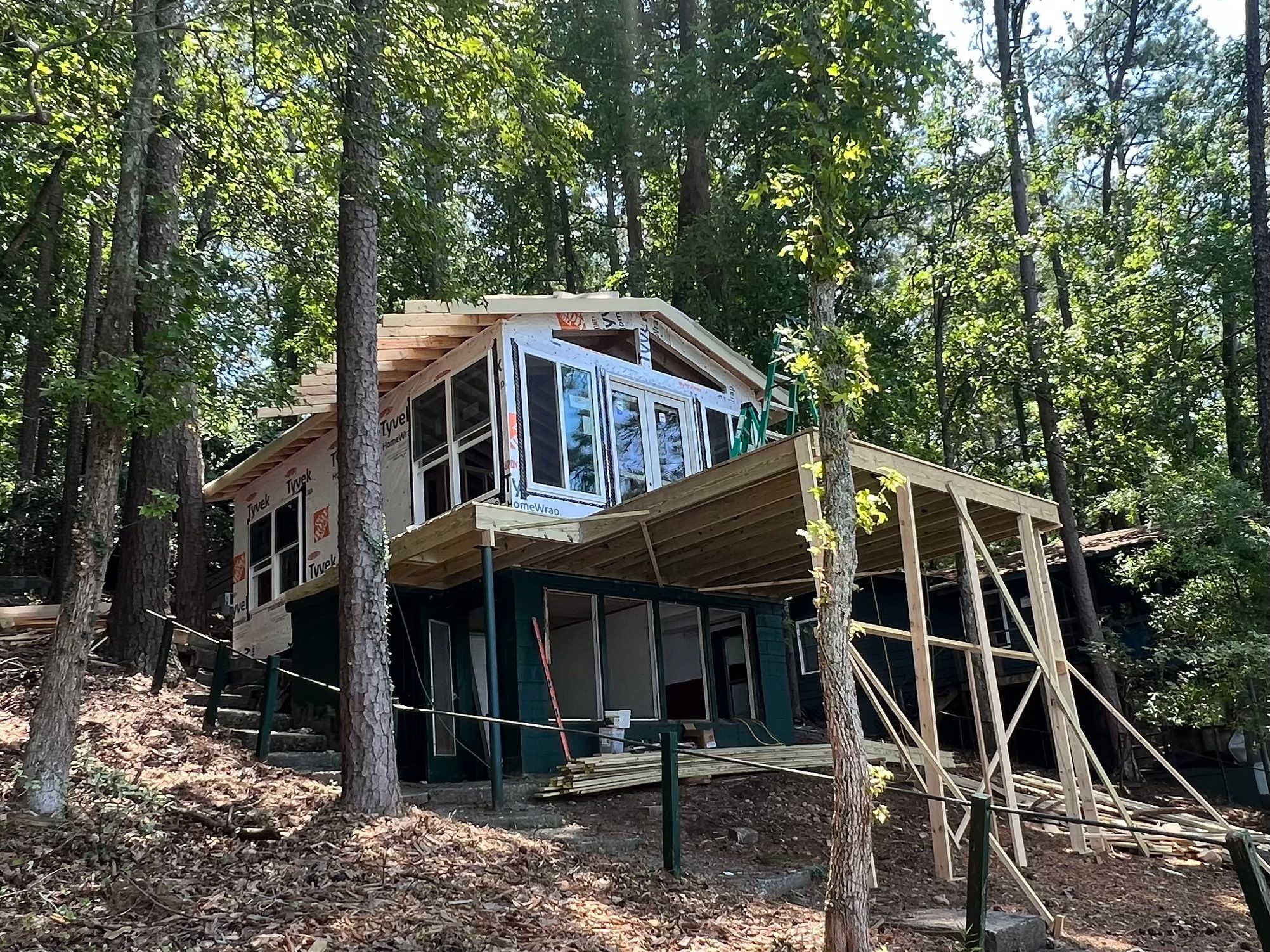 Lakefront Room Addition and Custom Deck Build in Acworth by Swift Home Renovations 