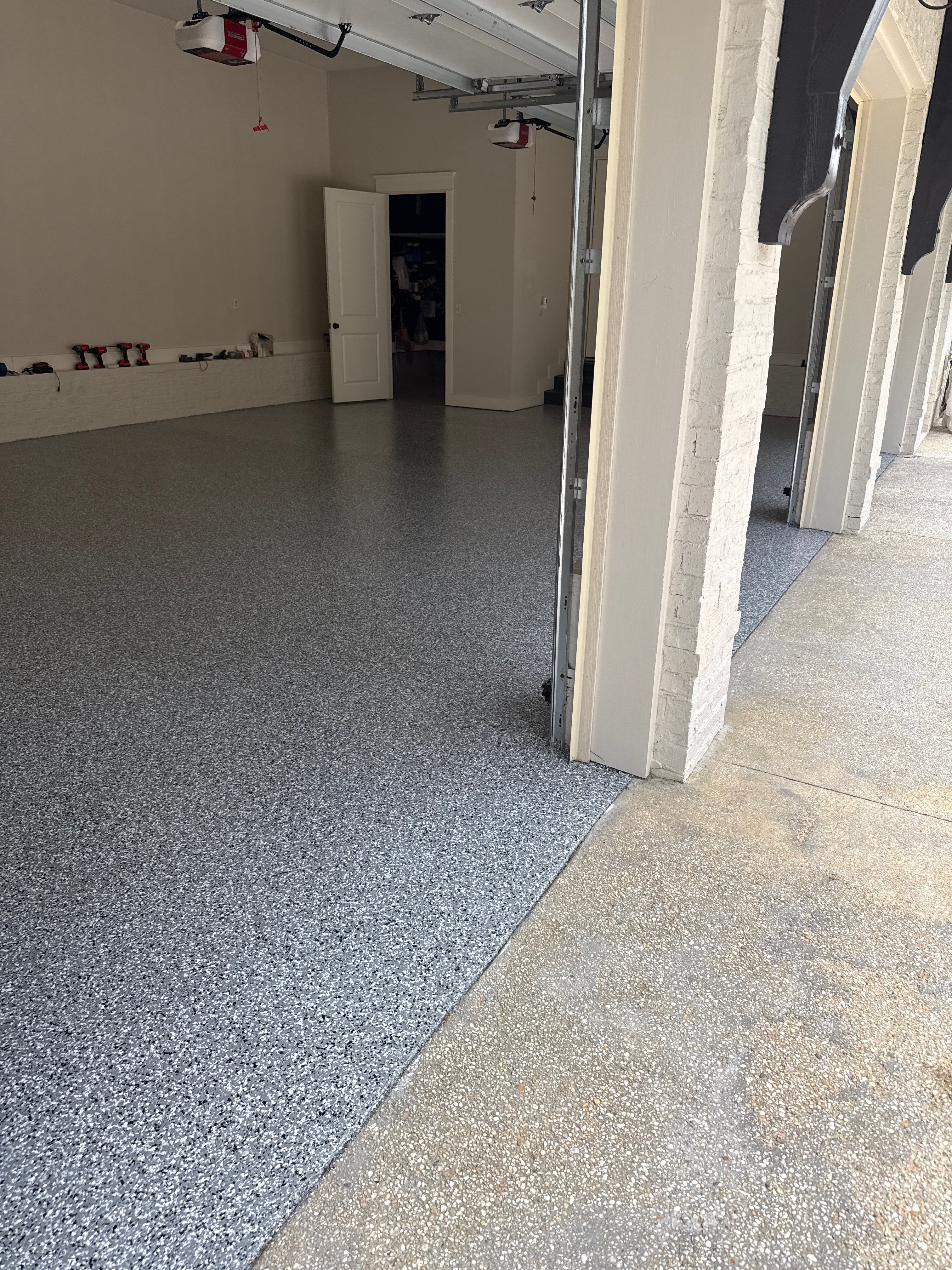 Garage Floor Coating Installation in Fairhope, Alabama by Cornerstone Hard Surface Restoration