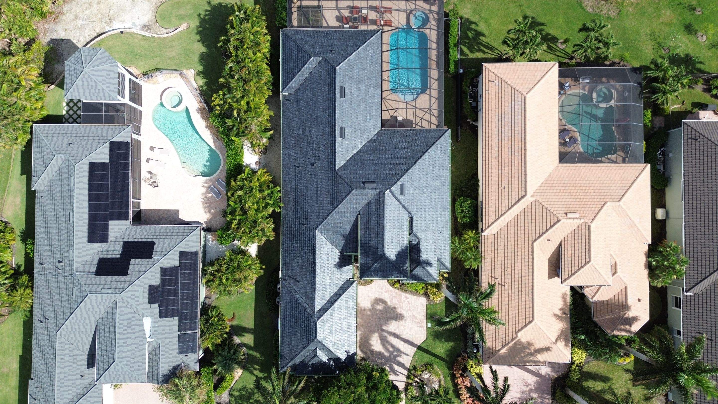 Residential Roofing Installation using Brava Slate Tile in Estero, Florida by International Roofing