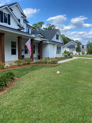 Residential | Clean-Up, Sod & Rock Installation