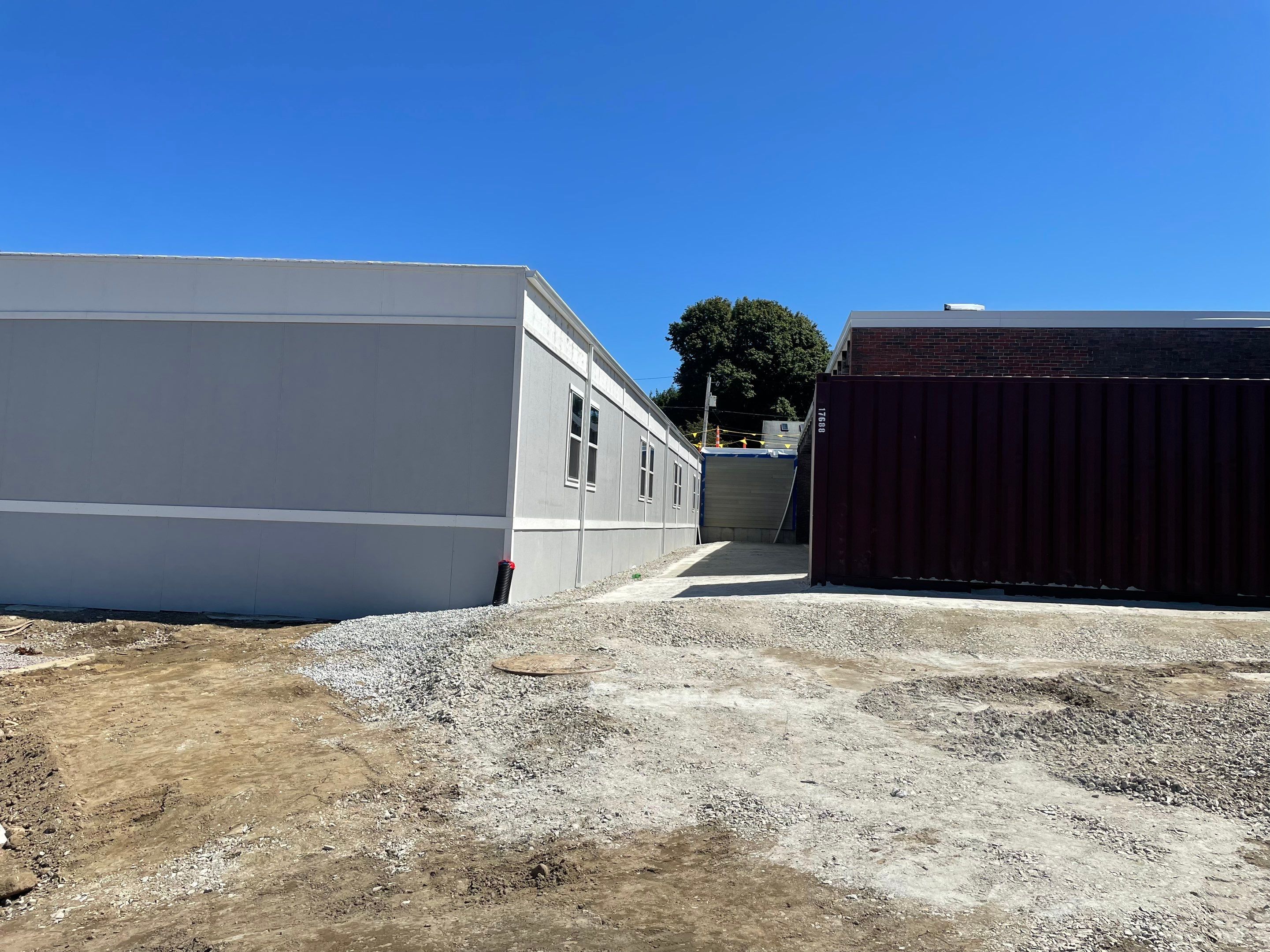 5" K-Style Aluminum Gutter Installation on The Squantum School in Quincy, MA by Gutter Pro Enterprises