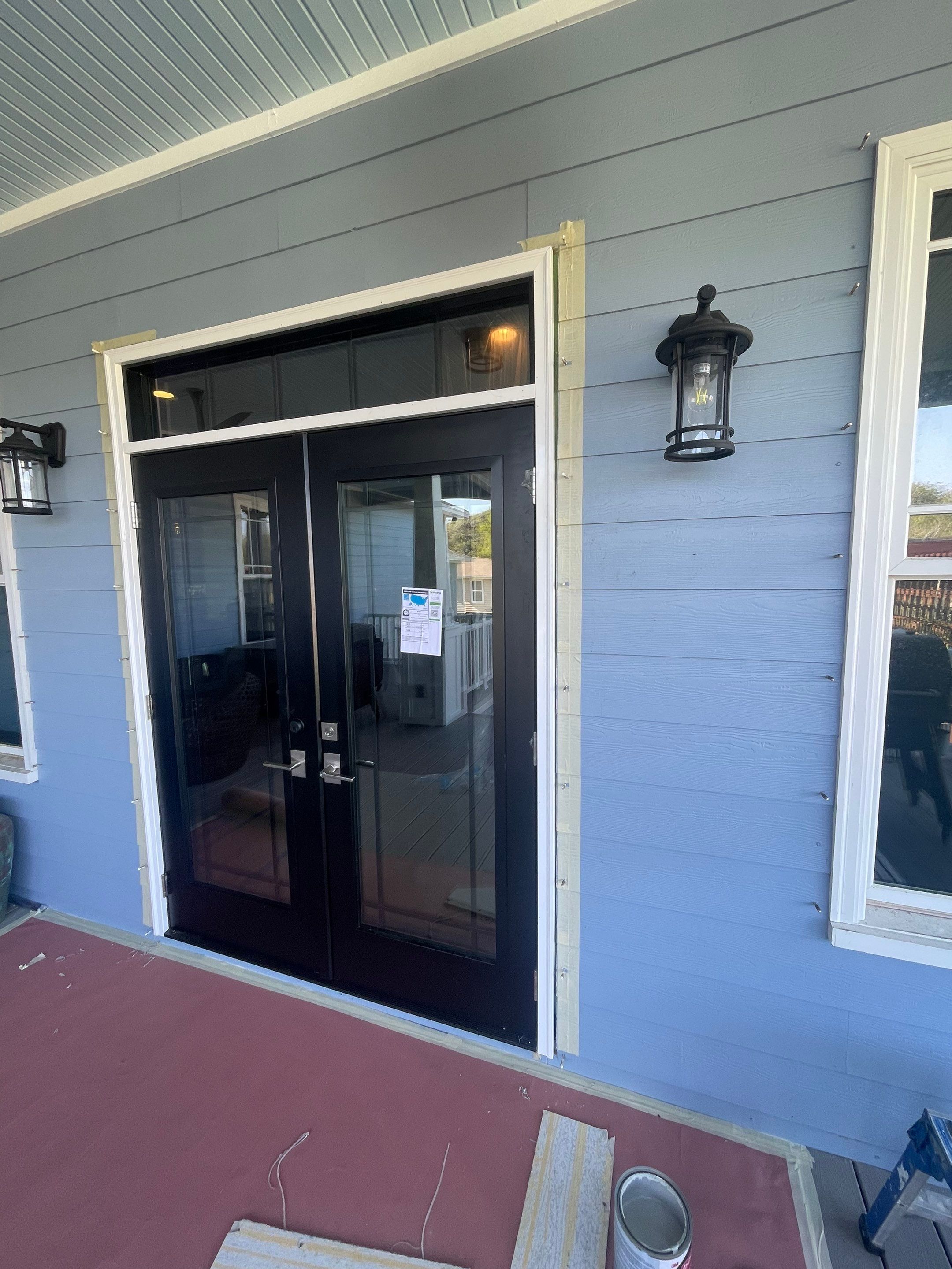 Portland Shore Porch Build and Custom Doors by Bayfront Roofing and Construction