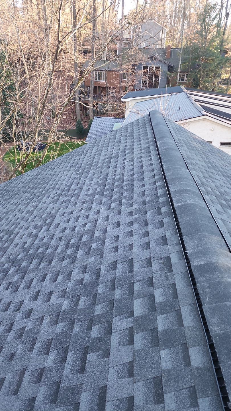 Atlanta, GA Roof Replacement GAF Timberline HDZ Charcoal Black by Reset Roofing