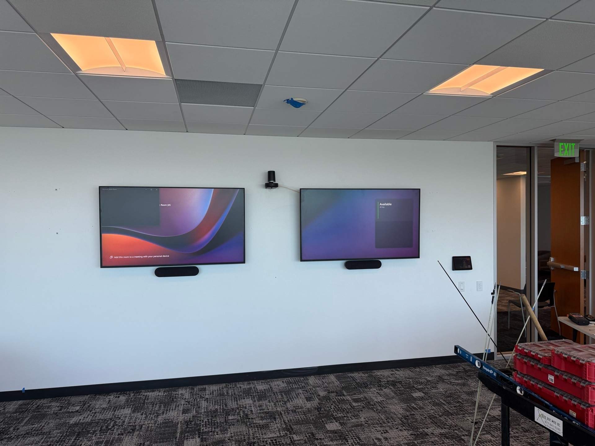 Conference Room AV & Network Infrastructure Installation – Medical Device Company in Aliso Viejo, CA by Ring and Ping Inc.