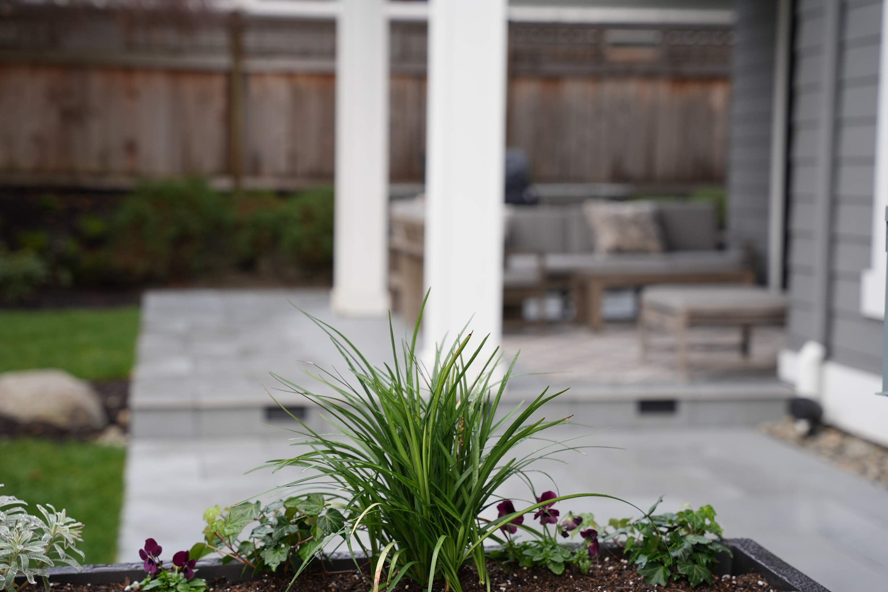 Hardscaping Back Patio Landscape Project  by Jireh Asphalt & Concrete Inc 