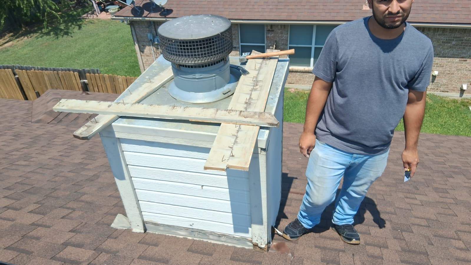 Complete Roof Replacement, Gutter Installation, Chimney Repair, and Window Replacement by Caliber Restoration LLC