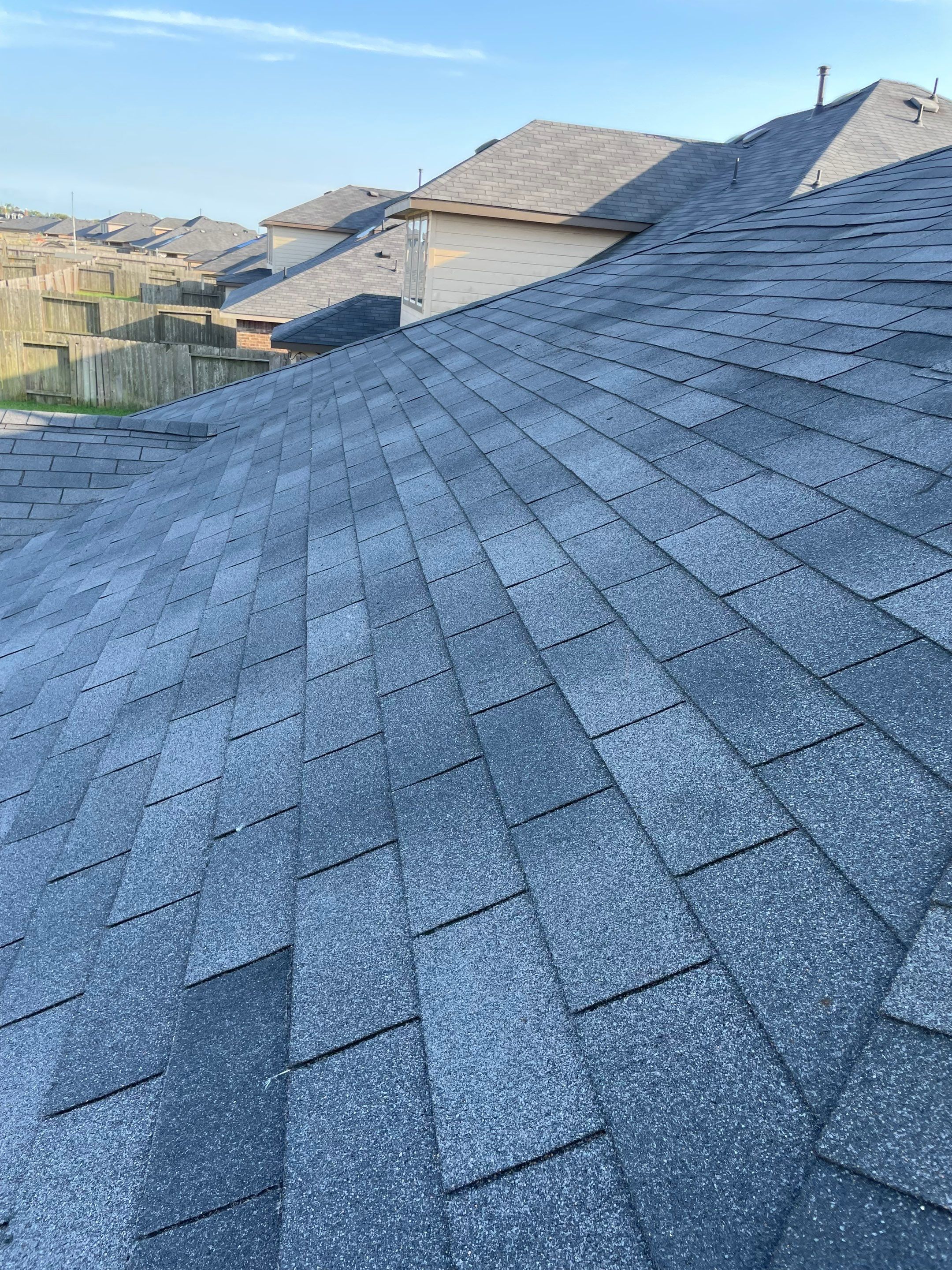 Roof Repair after Hurricane Beryl by Berry Good Roofing 