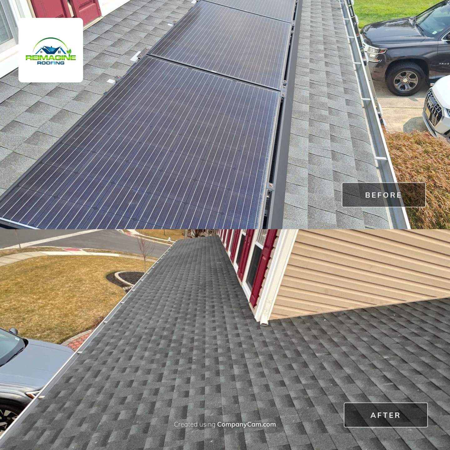 Estate Gray Shingles by Reimagine Roofing