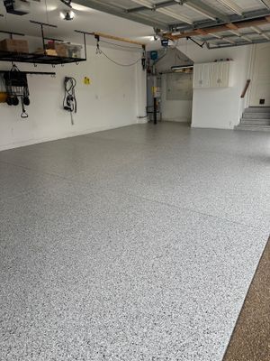 Garage Floor Coating using Cabin Fever