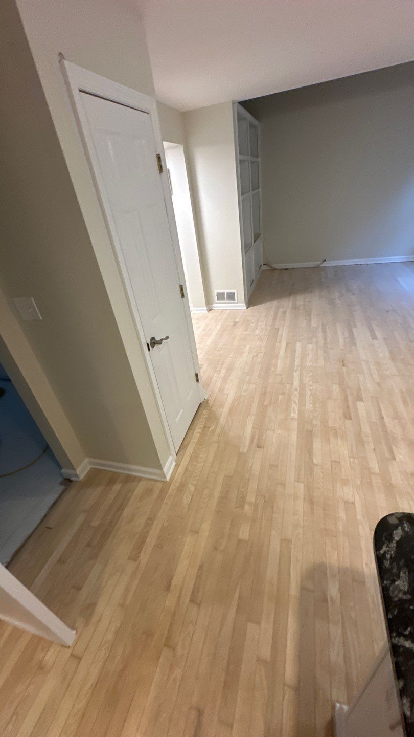 Hardwood Refinishing Project in Canonsburg by Floors in a Day, Inc