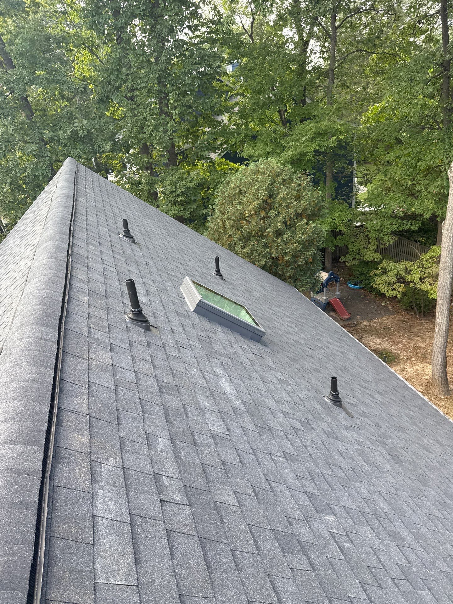 Falls Church: Residential Roof Replacement with CertainTeed Landmark in Moire Black  by RM Banning, Inc.