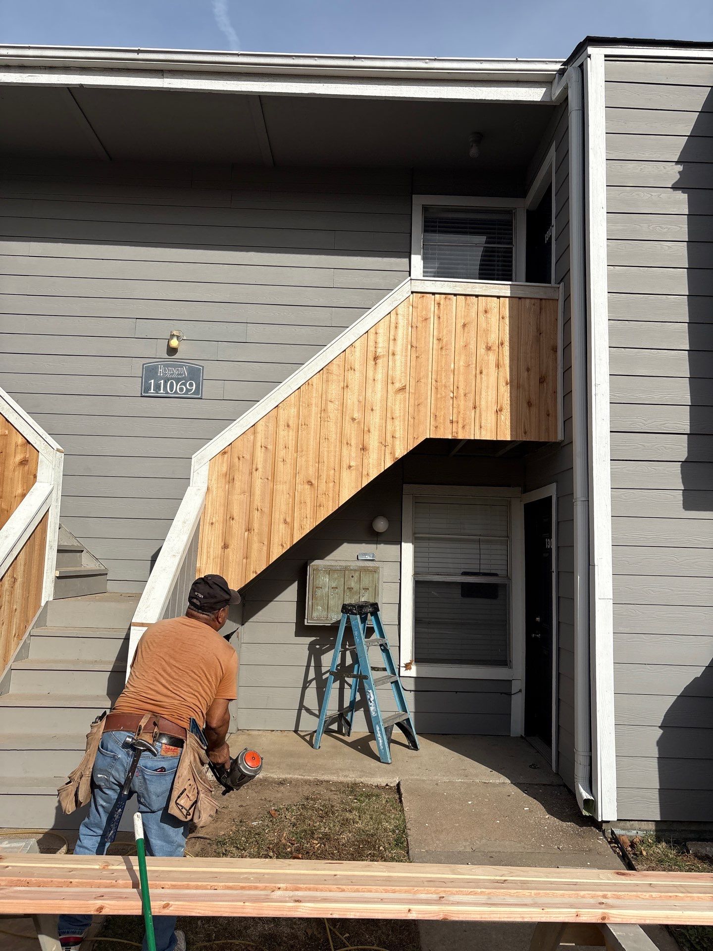 Stair Restoration Project in Tulsa by Decor Roofing & Restoration