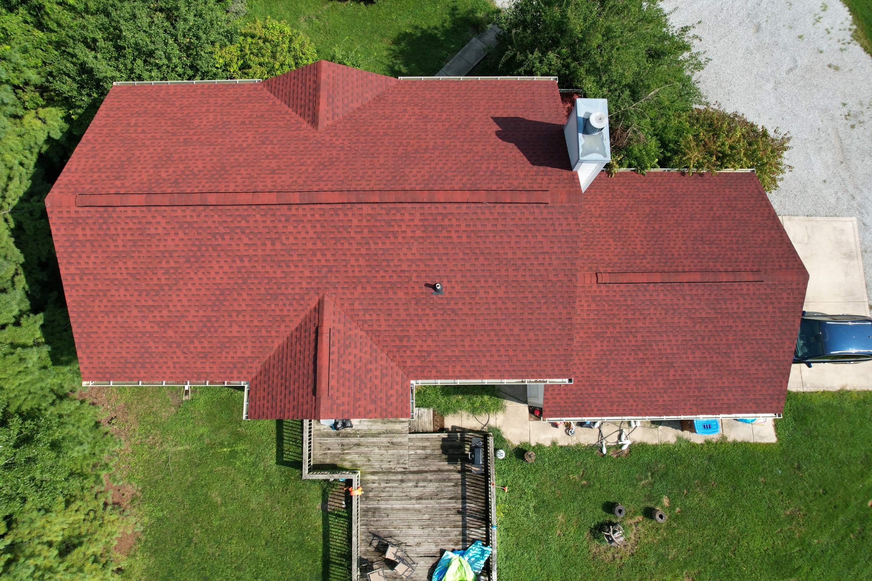 Project in Whiteland by Moss Roofing