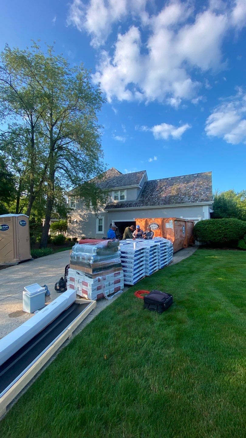 Asphalt Roof Installation  by Custom Installations