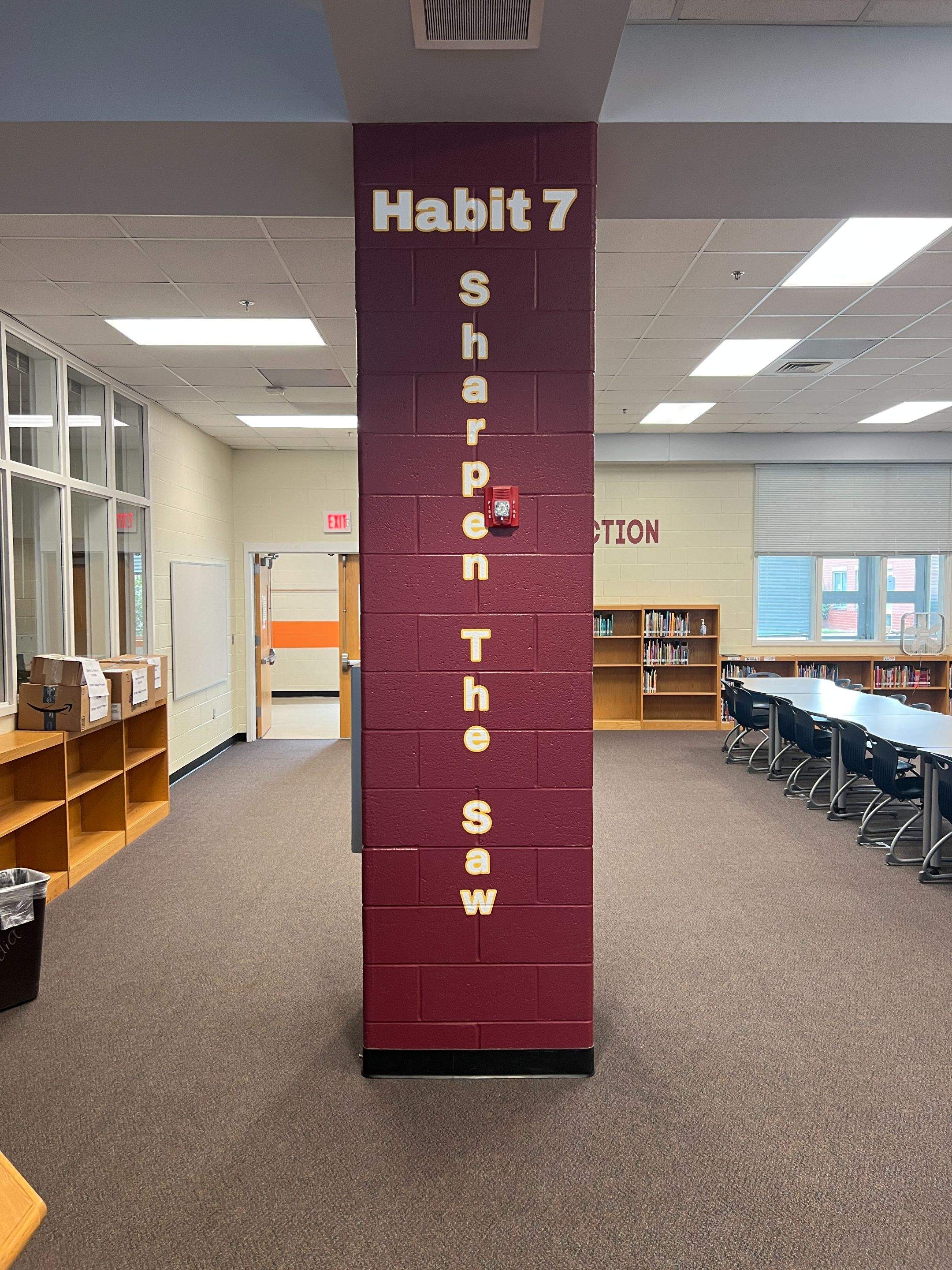 Shiloh Valley Primary School - Media Center Vinyl Graphics by QC Signs and Graphics