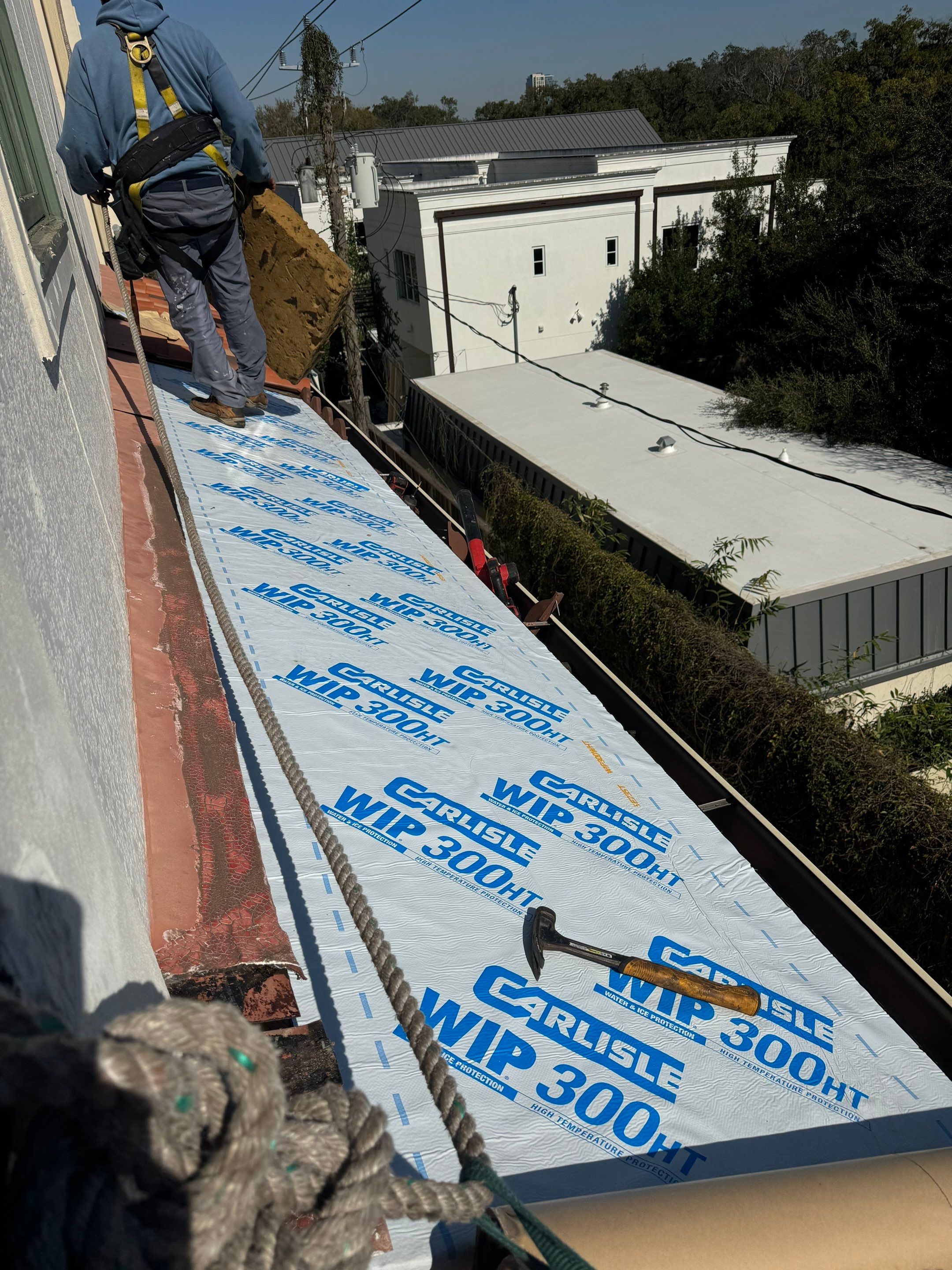 Project in Houston, TX by Associates Roofing Unlimited 