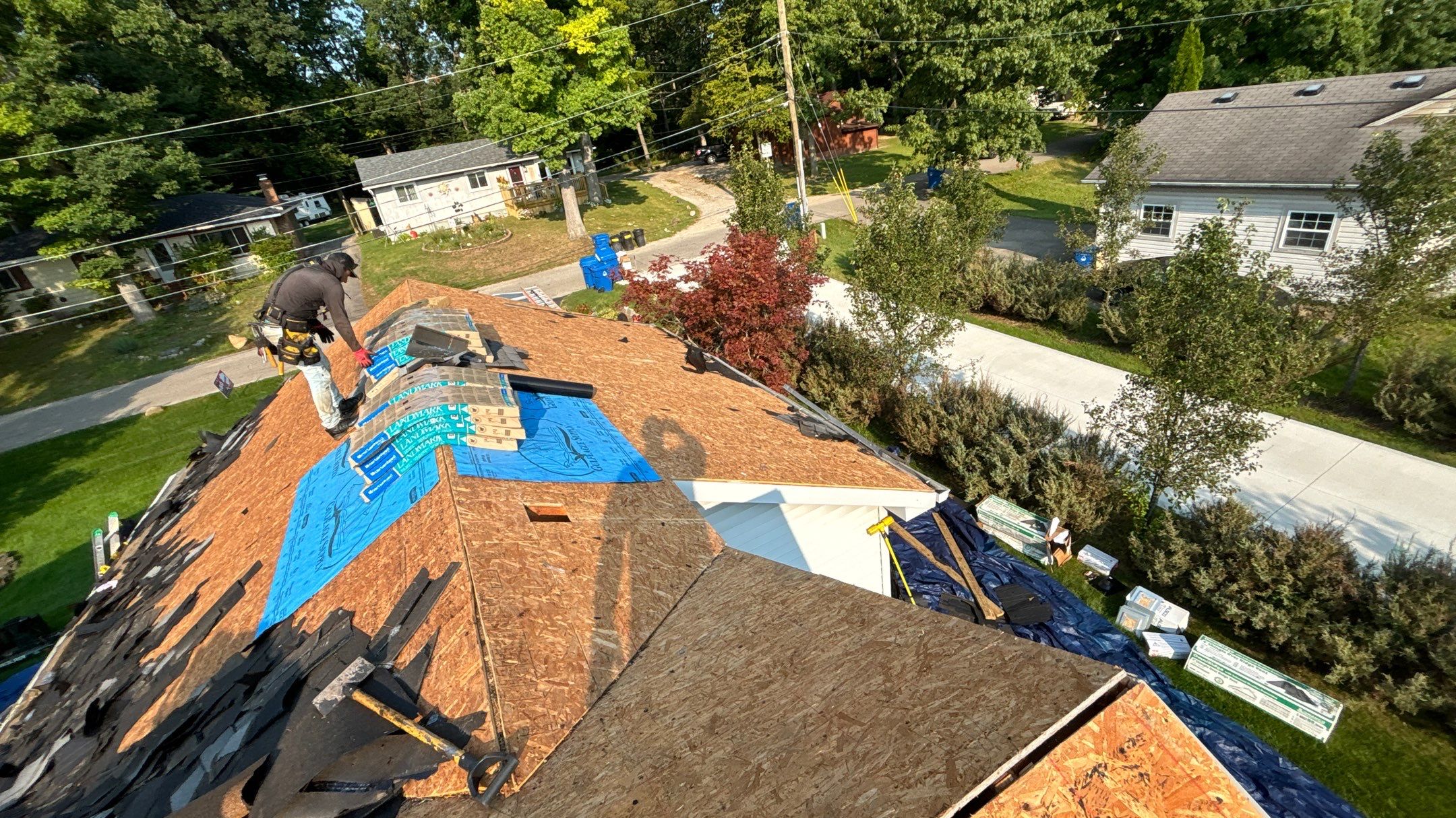 Roof Replacement using CertainTeed Landmark by 180 Contractors