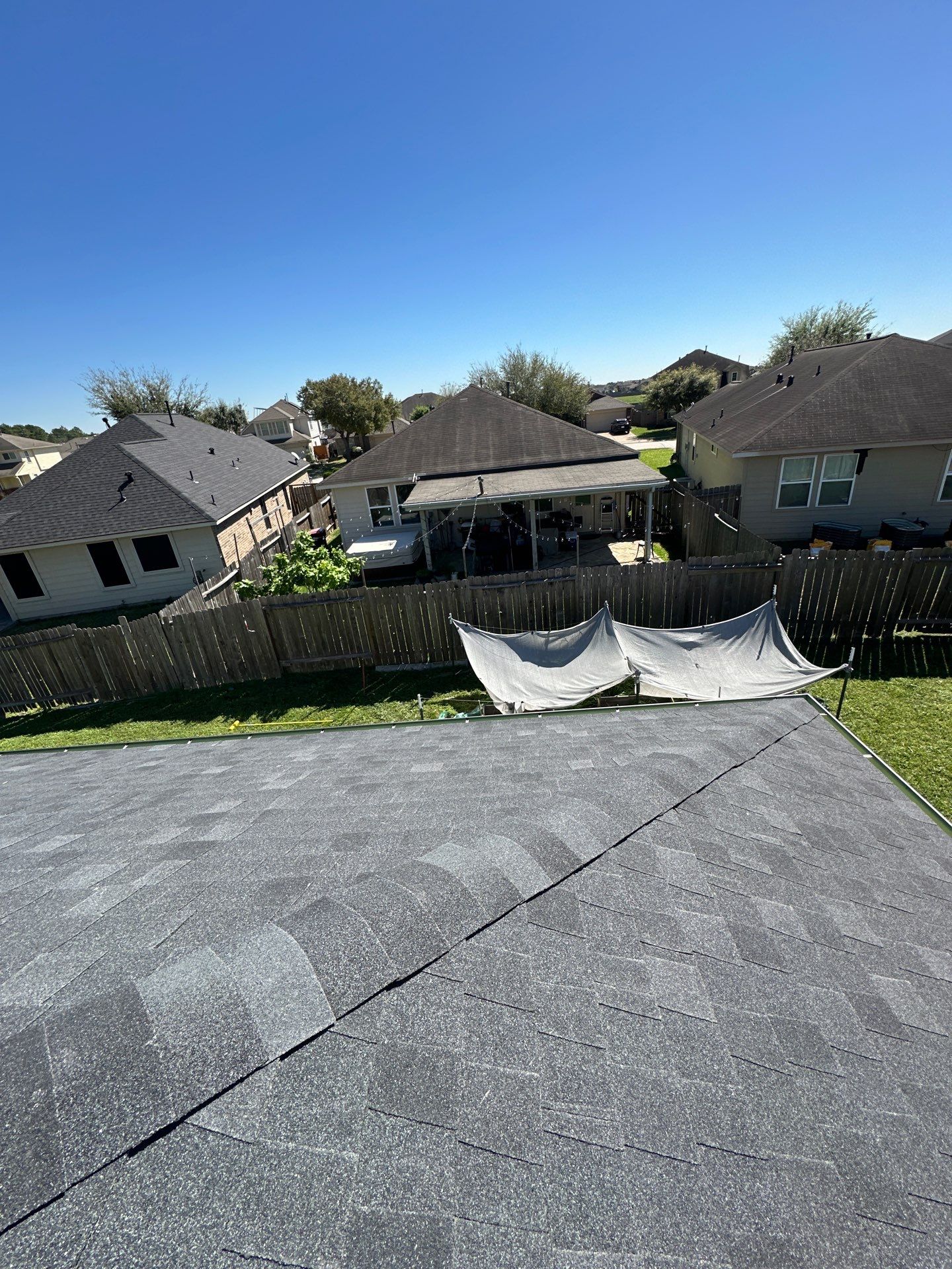 Project in Houston by Motion Roofing