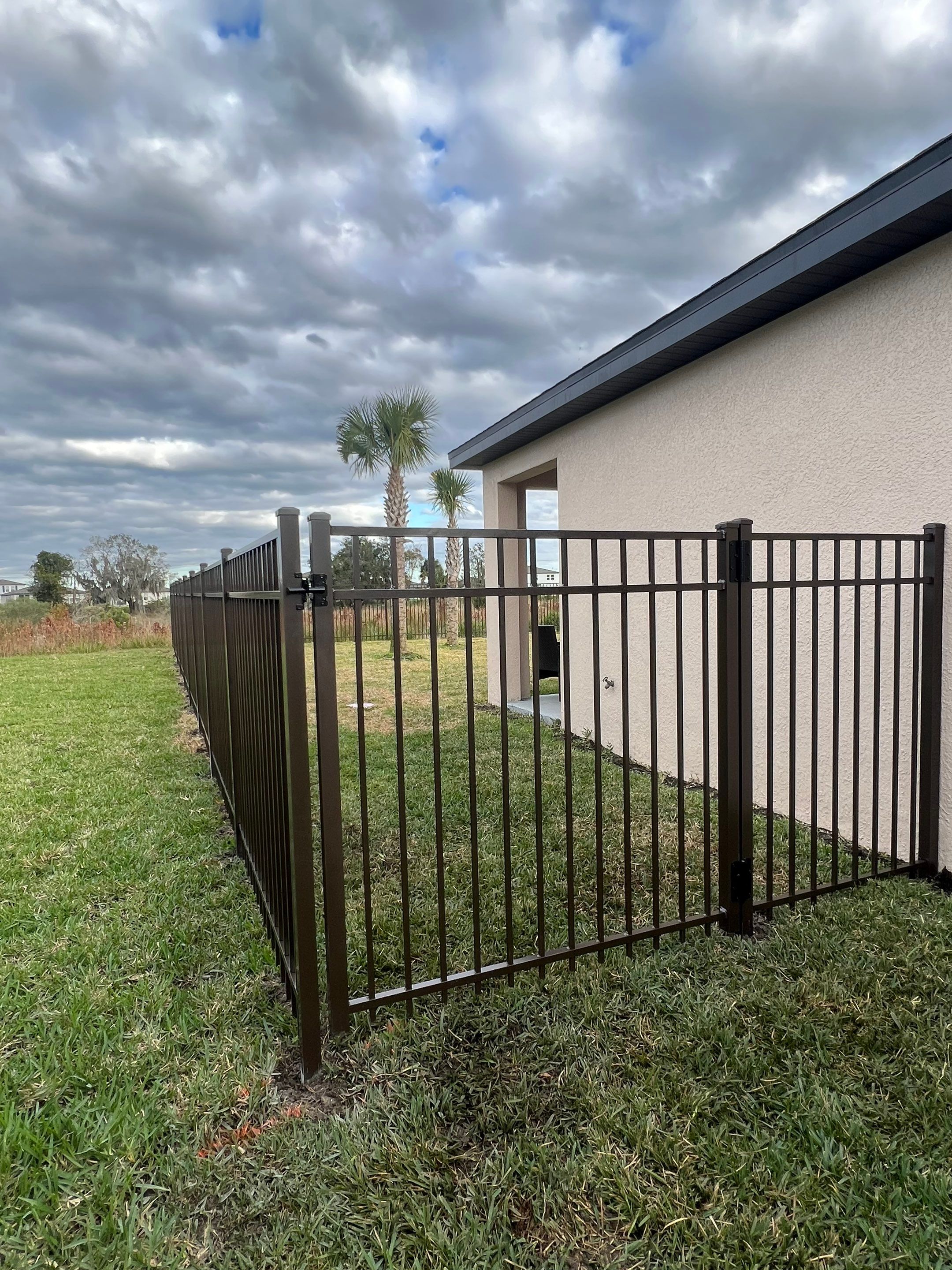 Aluminum Fence Installation using Aluminum Decorative Fence  by Asap fence and gates, LLC