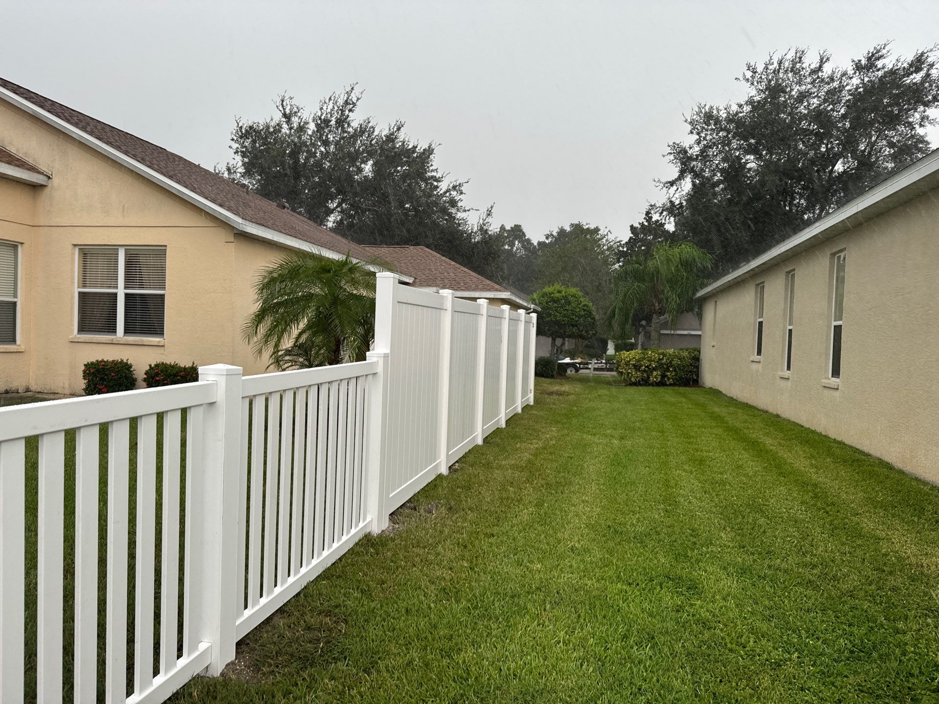 Vinyl Fence Installation using 6Ft White Vinyl Privacy and Picket Fence by Asap fence and gates, LLC