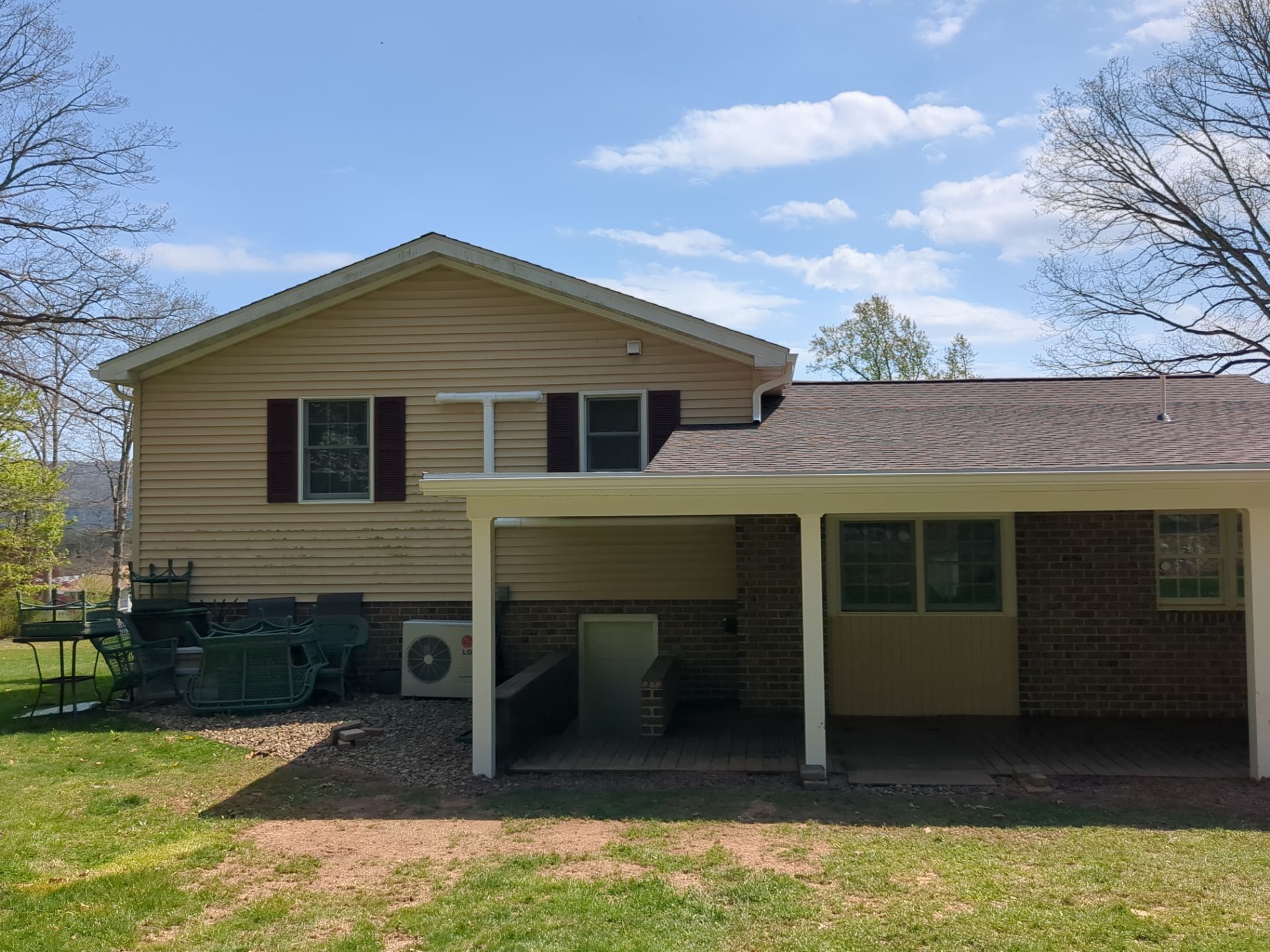 GAF Timberline Shingle Replacement and Porch Roof Construction in Tower City by Esh Builders