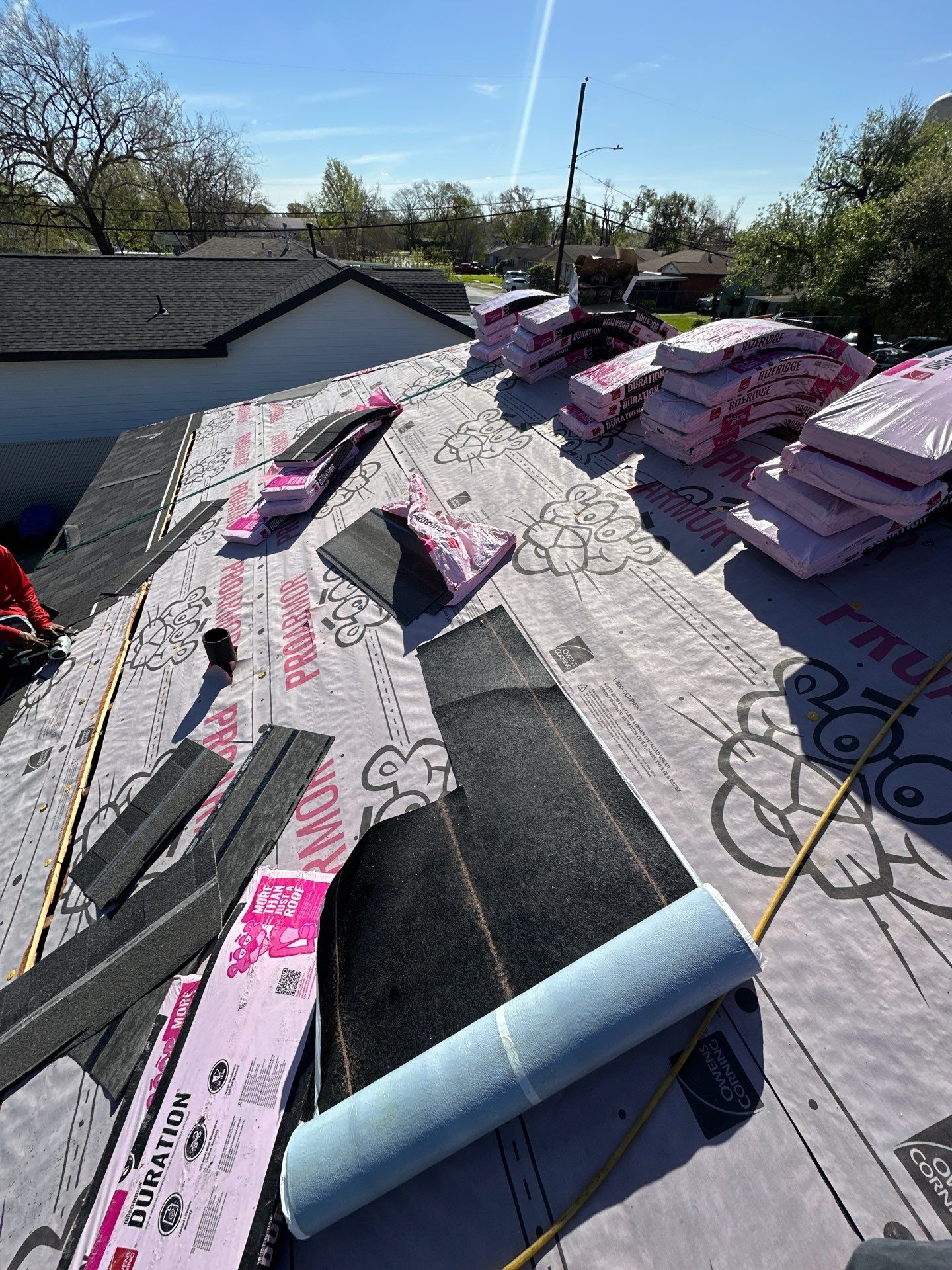 Project in Houston by Motion Roofing