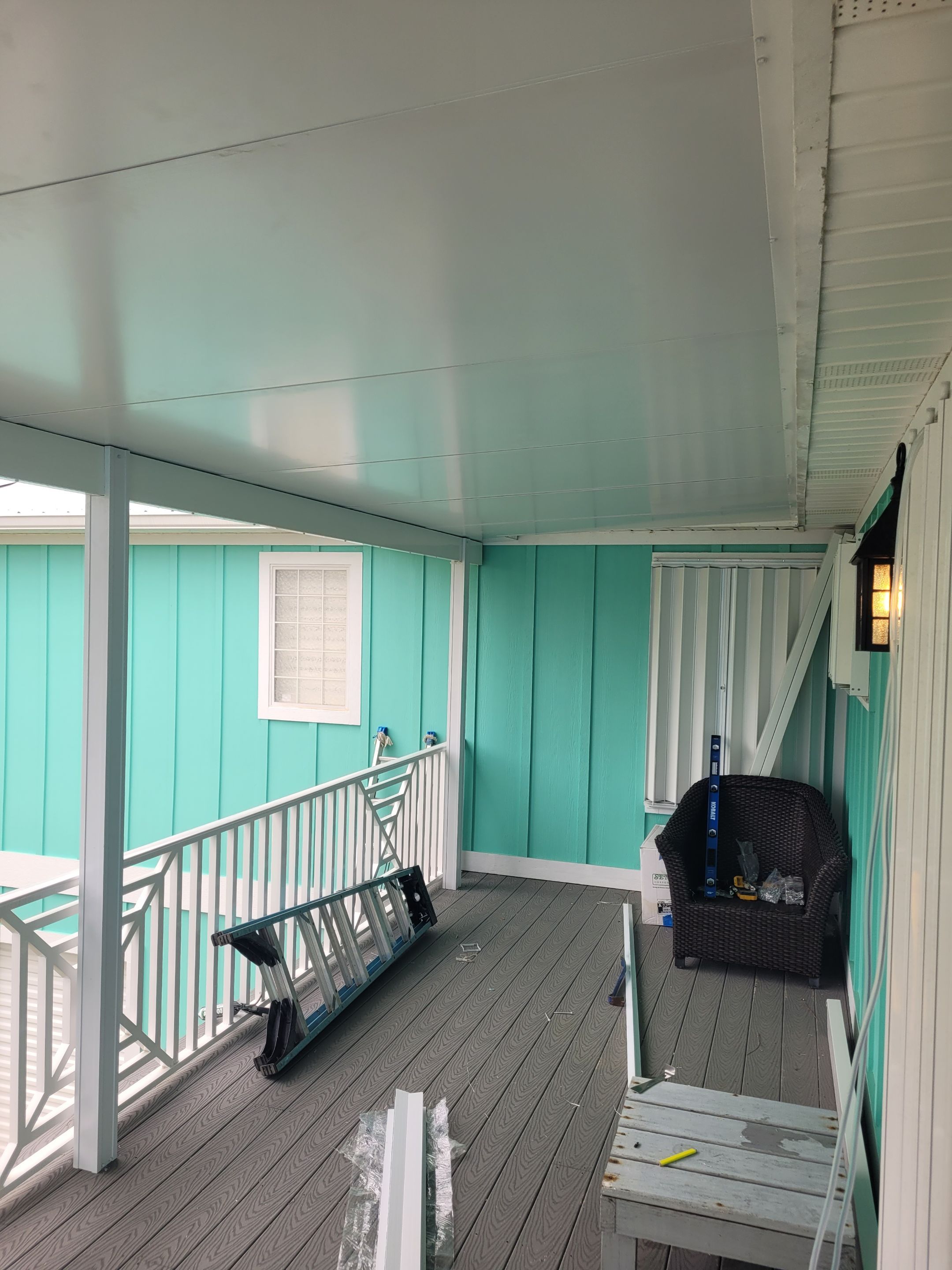 Elevated Patio Cover w/Pergola Trim by Titan Sunrooms