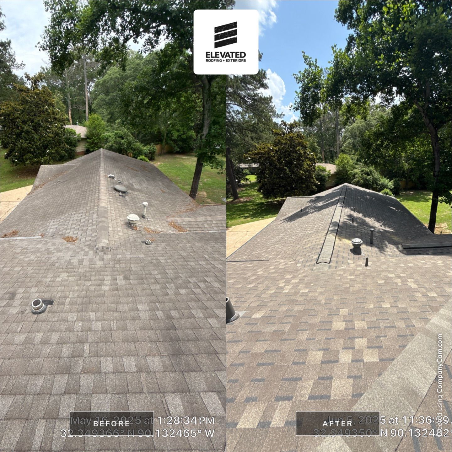 Full Exterior Makeover – Retail Restoration | Jackson, MS by Elevated Roofing + Exteriors