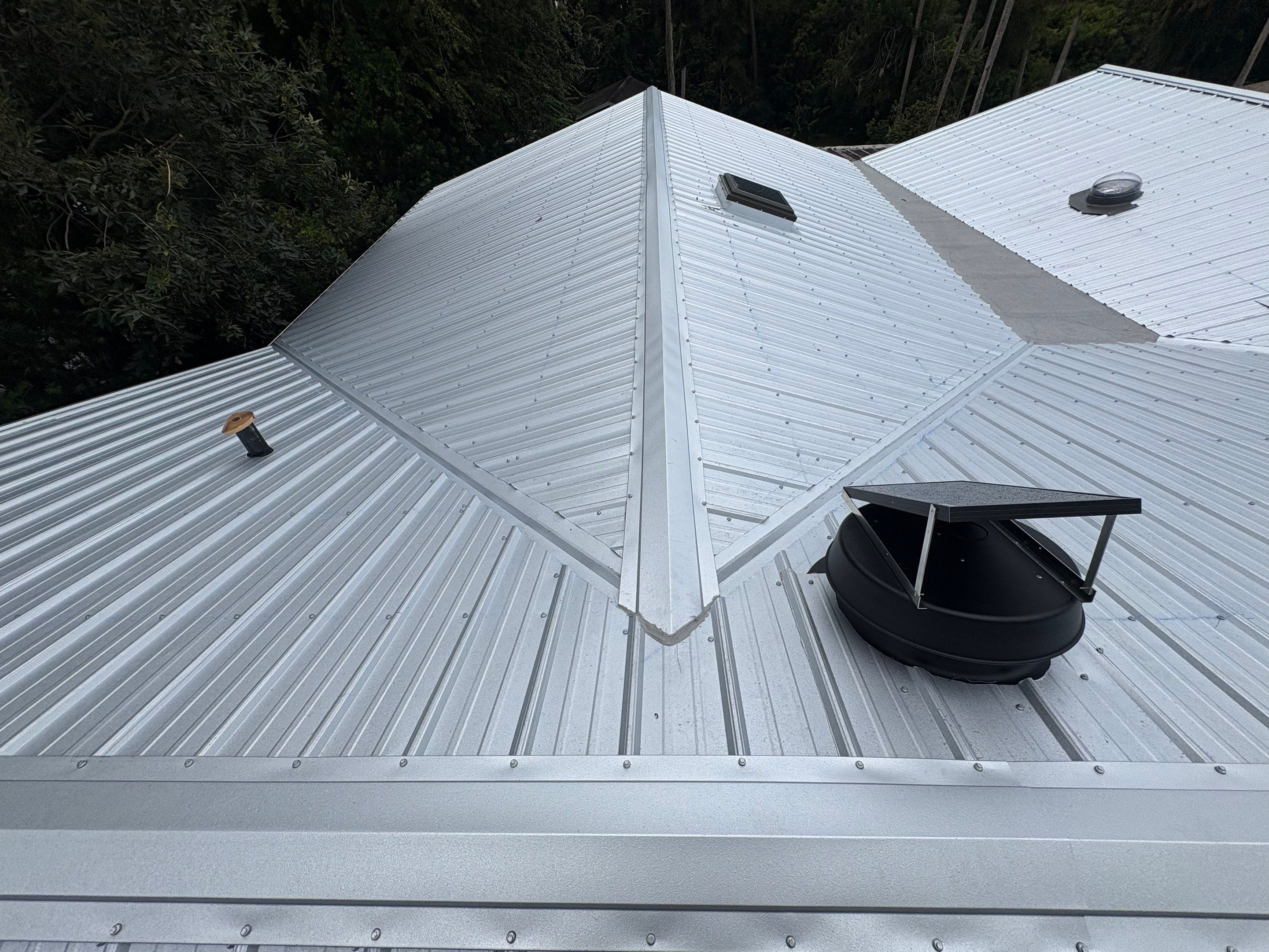 Residential Metal Roofing Installation with Ultra Rib Panels in New Smyrna Beach by Pinnacle Roofing Group