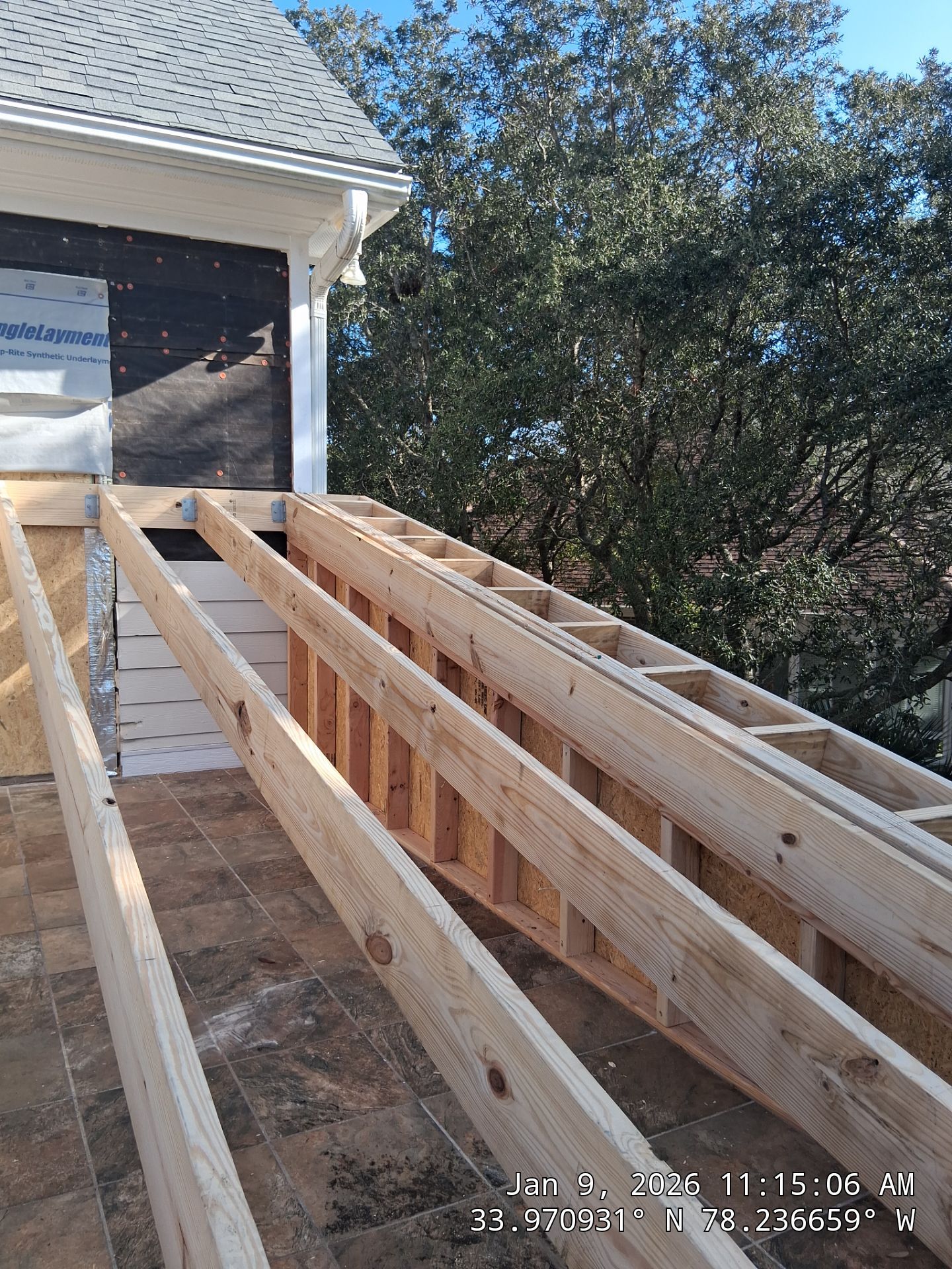 Deck Removal and Roof Addition in Winding River Plantation Bolivia NC by RGR Construction and Roofing, LLC
