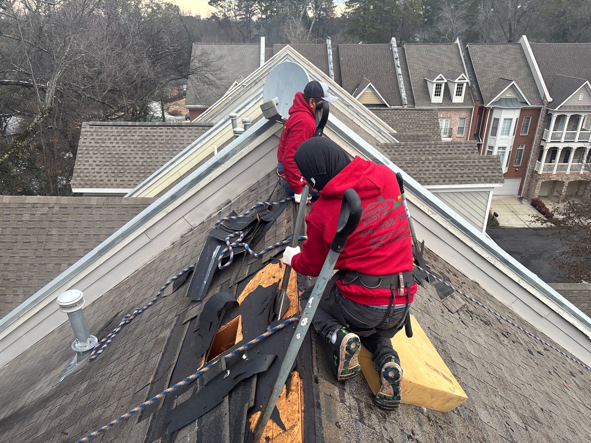 Roof replacement by Deerfield Roofing LLC