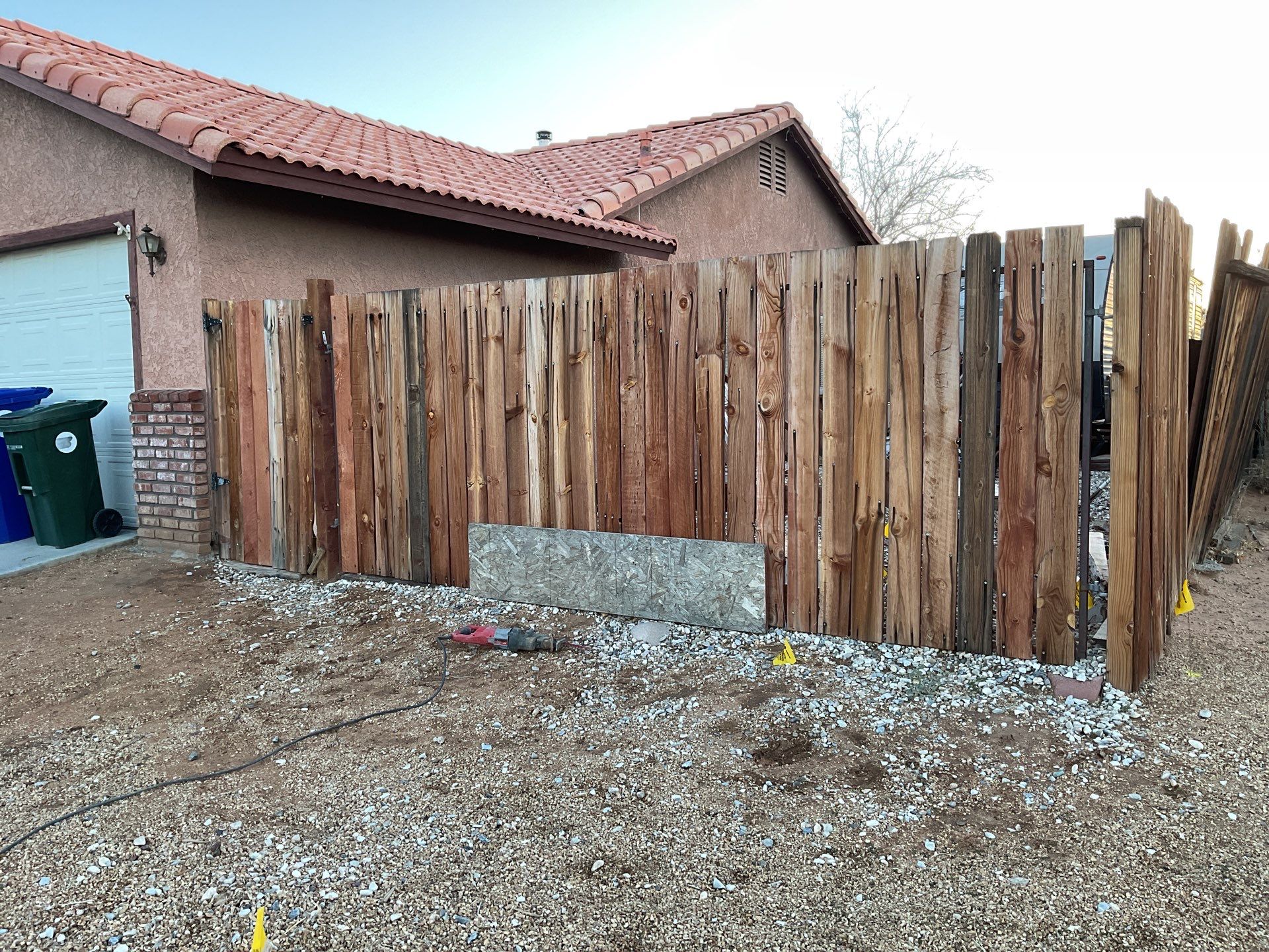 Fence Installation using Privacy chain link  by Fence Guys Inc. 