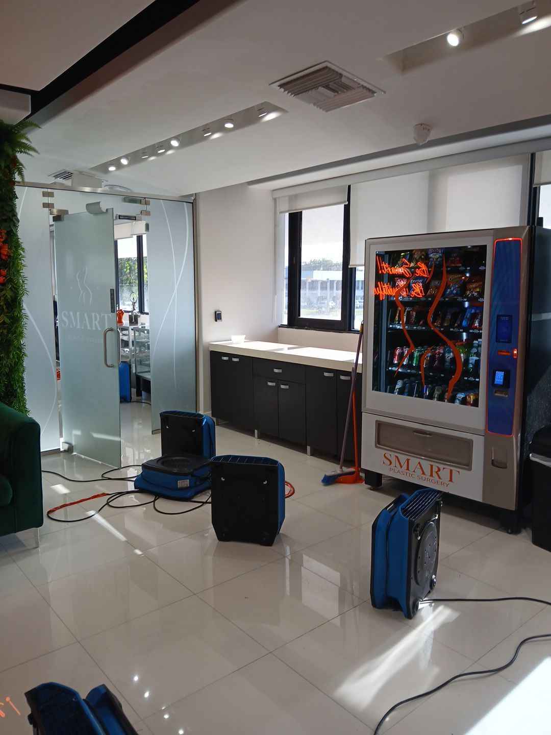 Commercial Water Damage Mitigation and Structural Drying for Miami Medical Facility by SuperClean
