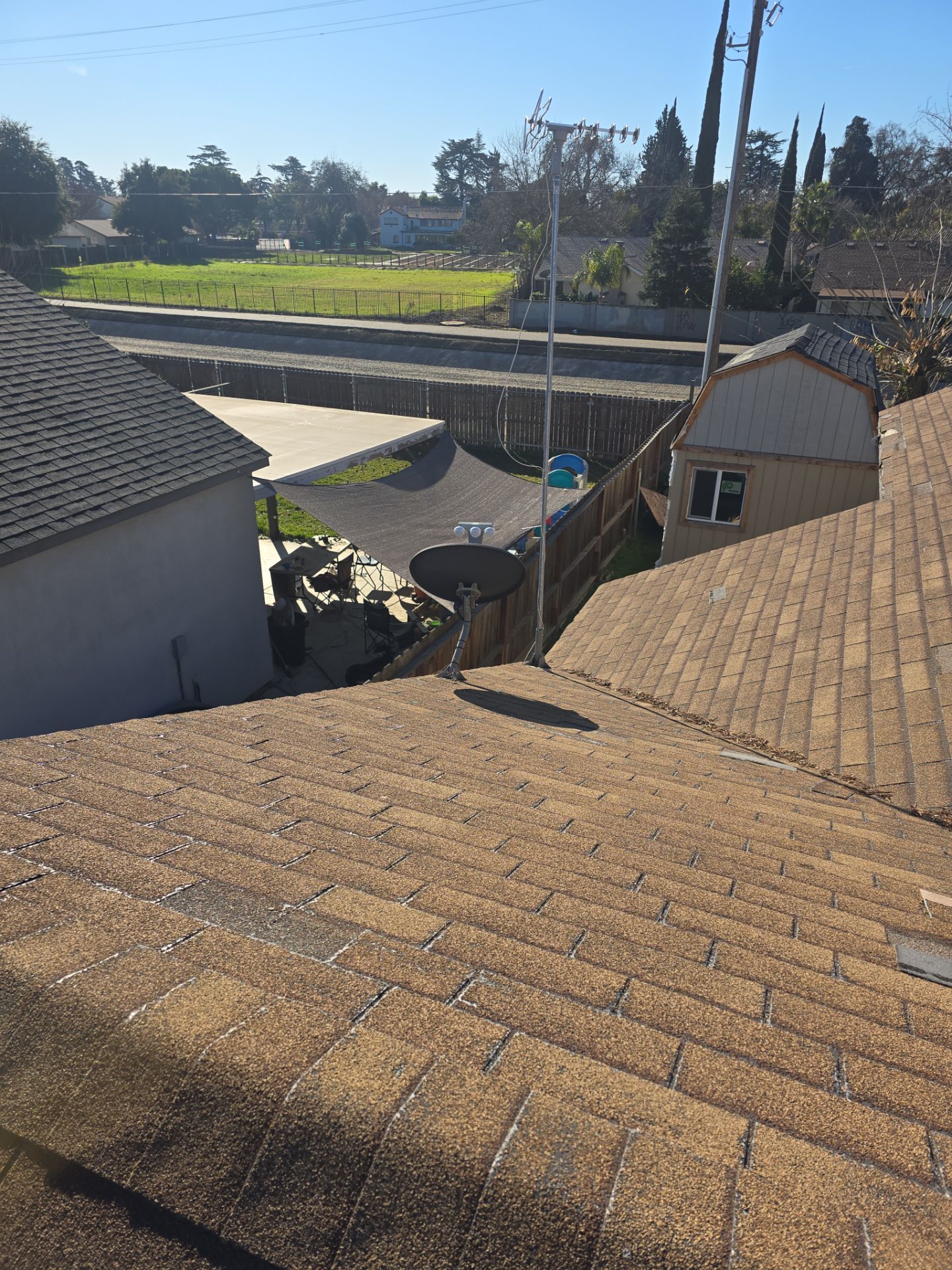 Roof Installation in Modesto CA by Grandmark Service Company