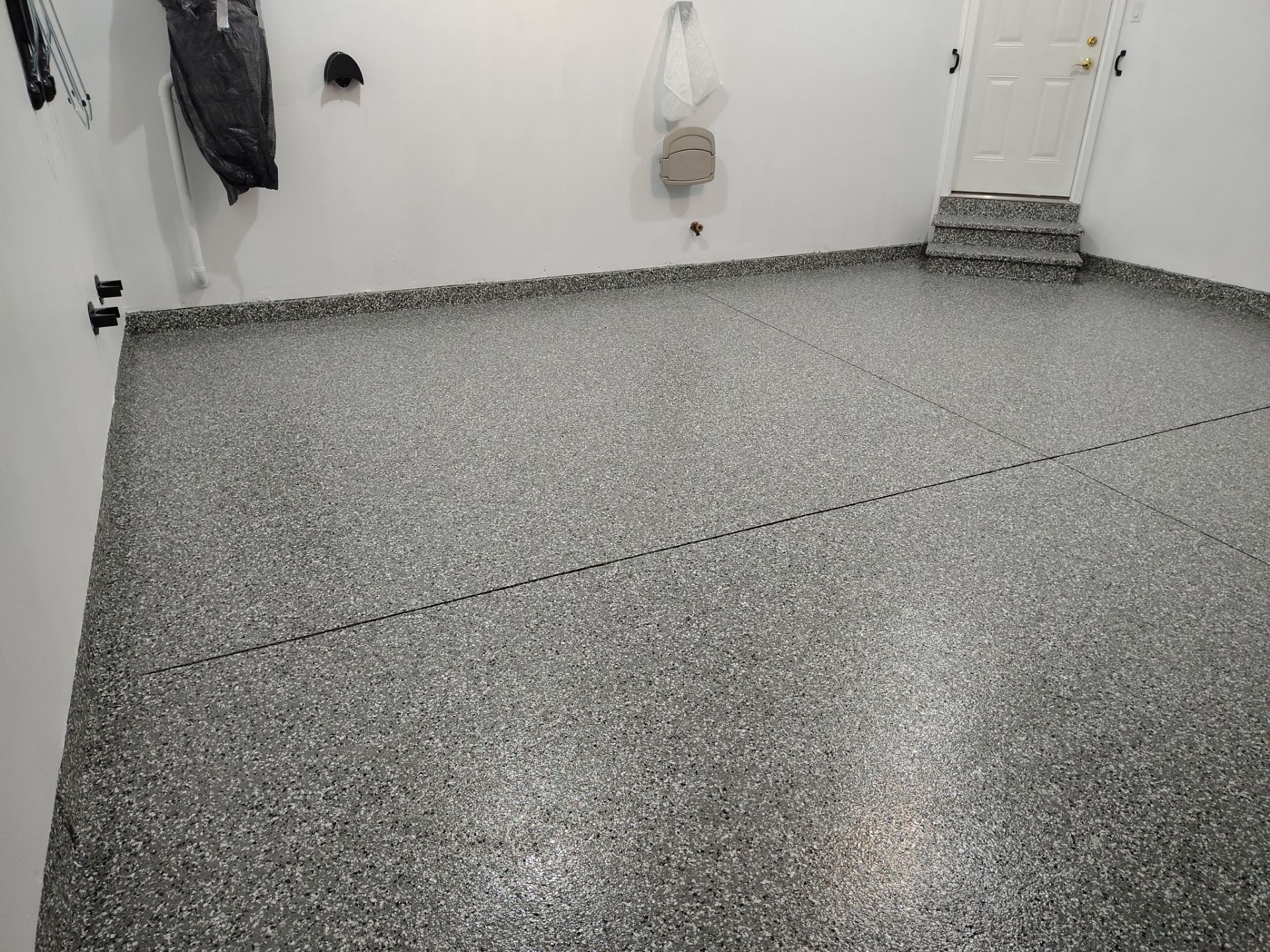 Pleasant Hill Garage Floor Coating Using Polyaspartic by Revival Concrete Coatings