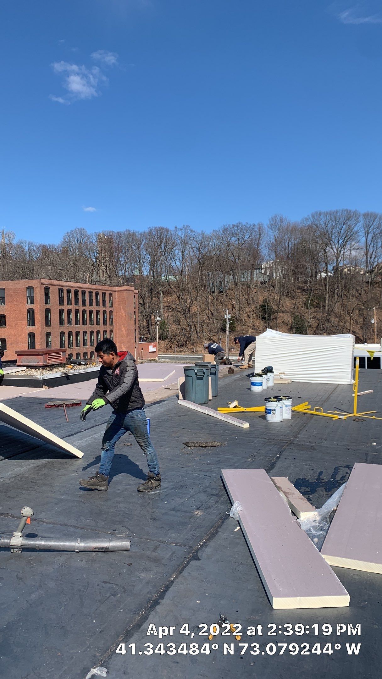 Commercial Roofing Installation using EPDM  by A Plus Exterior